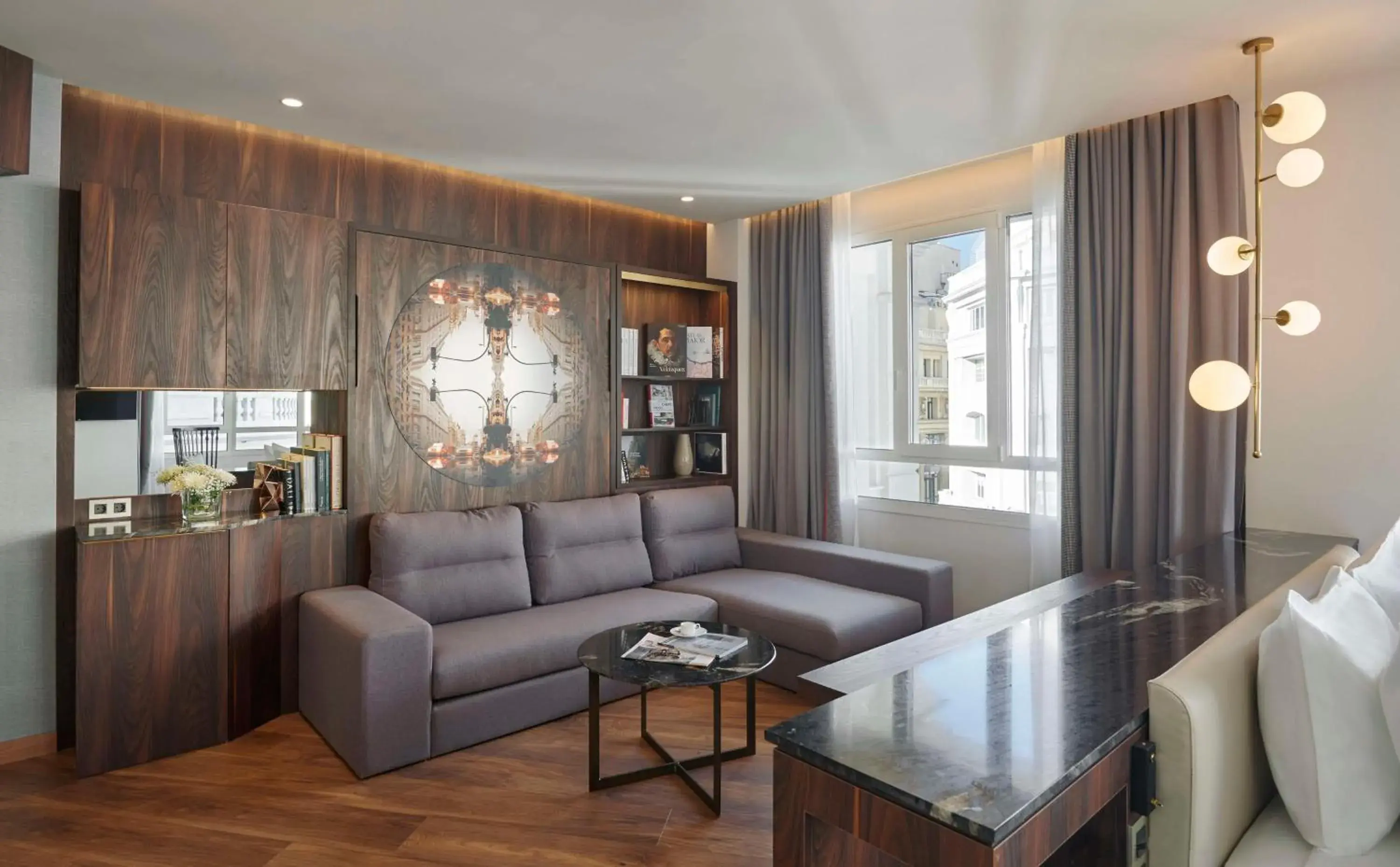 Living room in Hyatt Centric Gran Via Madrid Living room in Hyatt Centric Gran Via Madrid