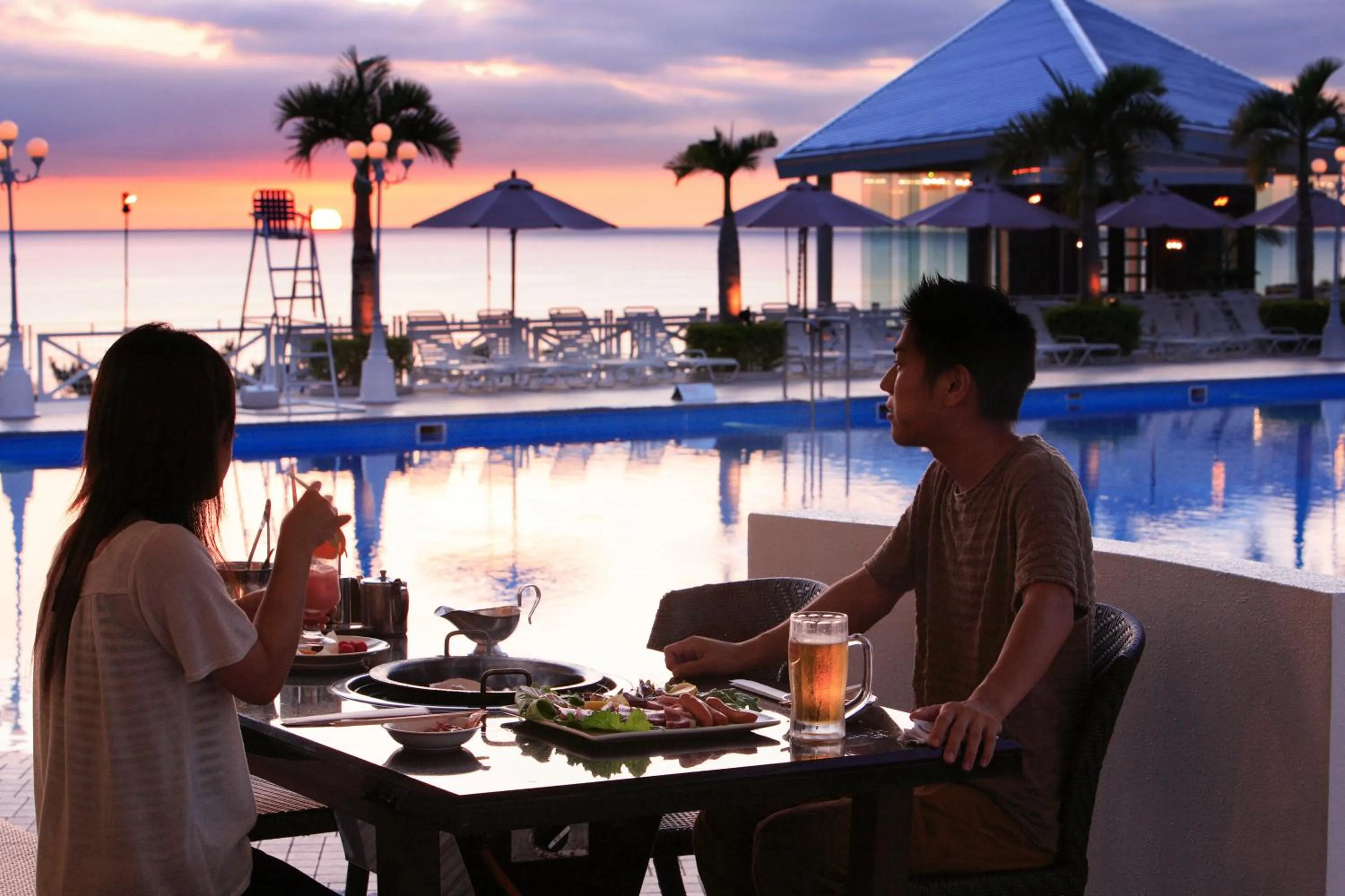Restaurant/places to eat in Okinawa Kariyushi Beach Resort Ocean Spa