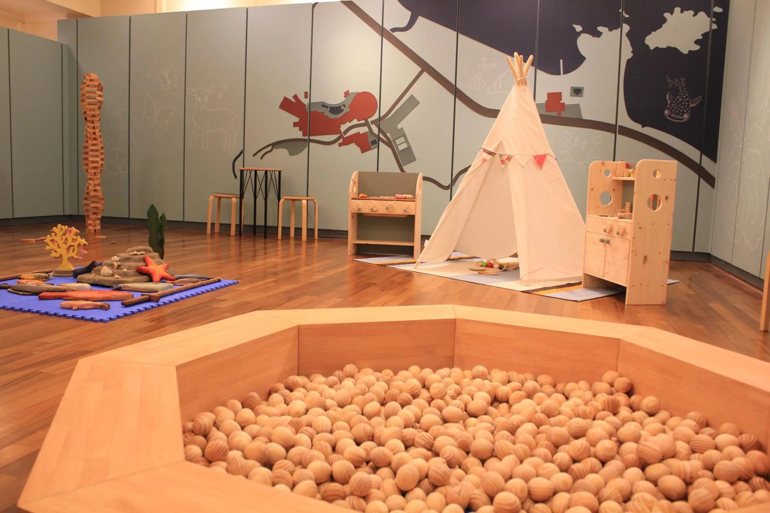 Children play ground in Okinawa Kariyushi Beach Resort Ocean Spa