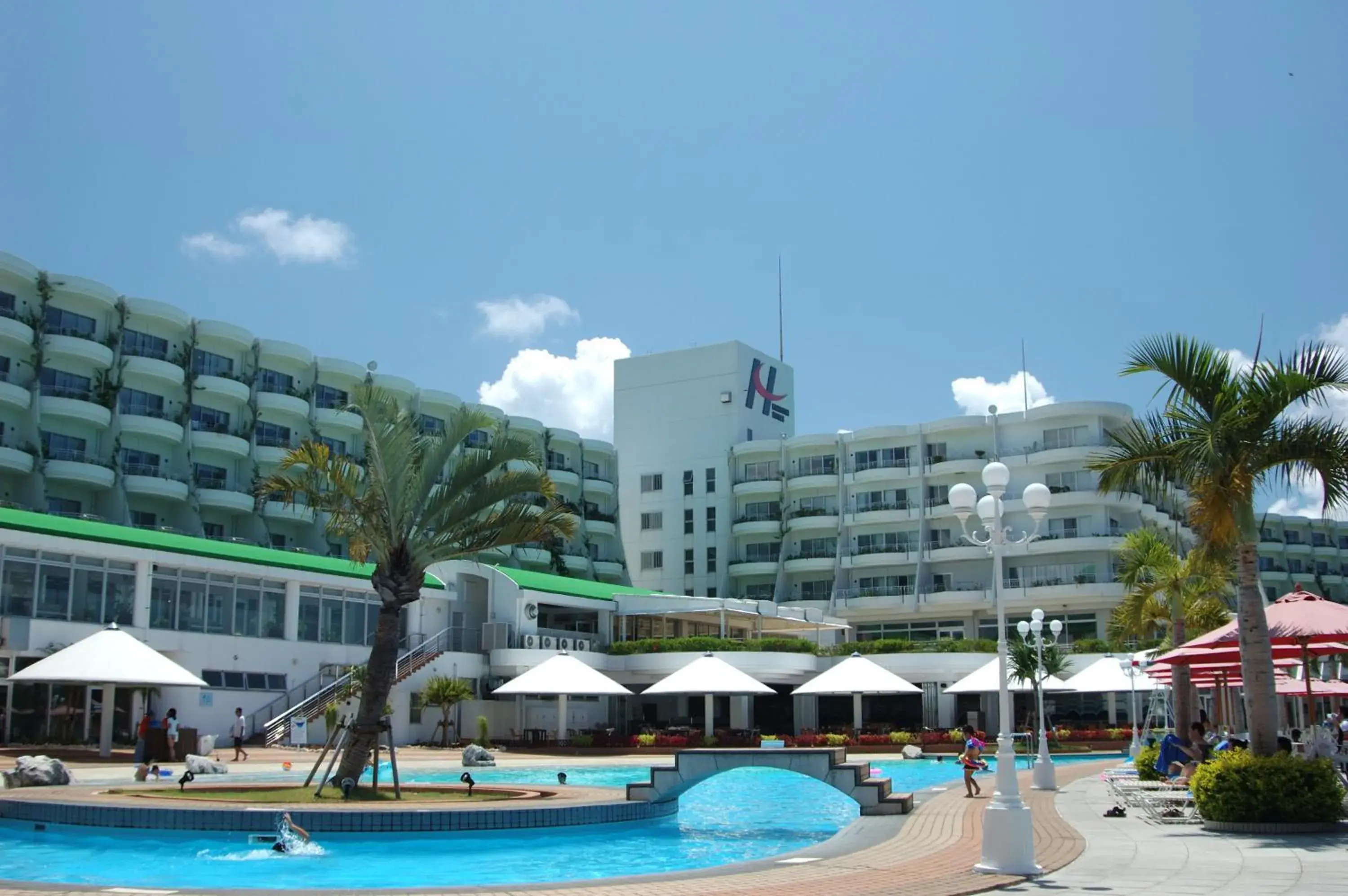 Facade/entrance in Okinawa Kariyushi Beach Resort Ocean Spa Facade/entrance in Okinawa Kariyushi Beach Resort Ocean Spa