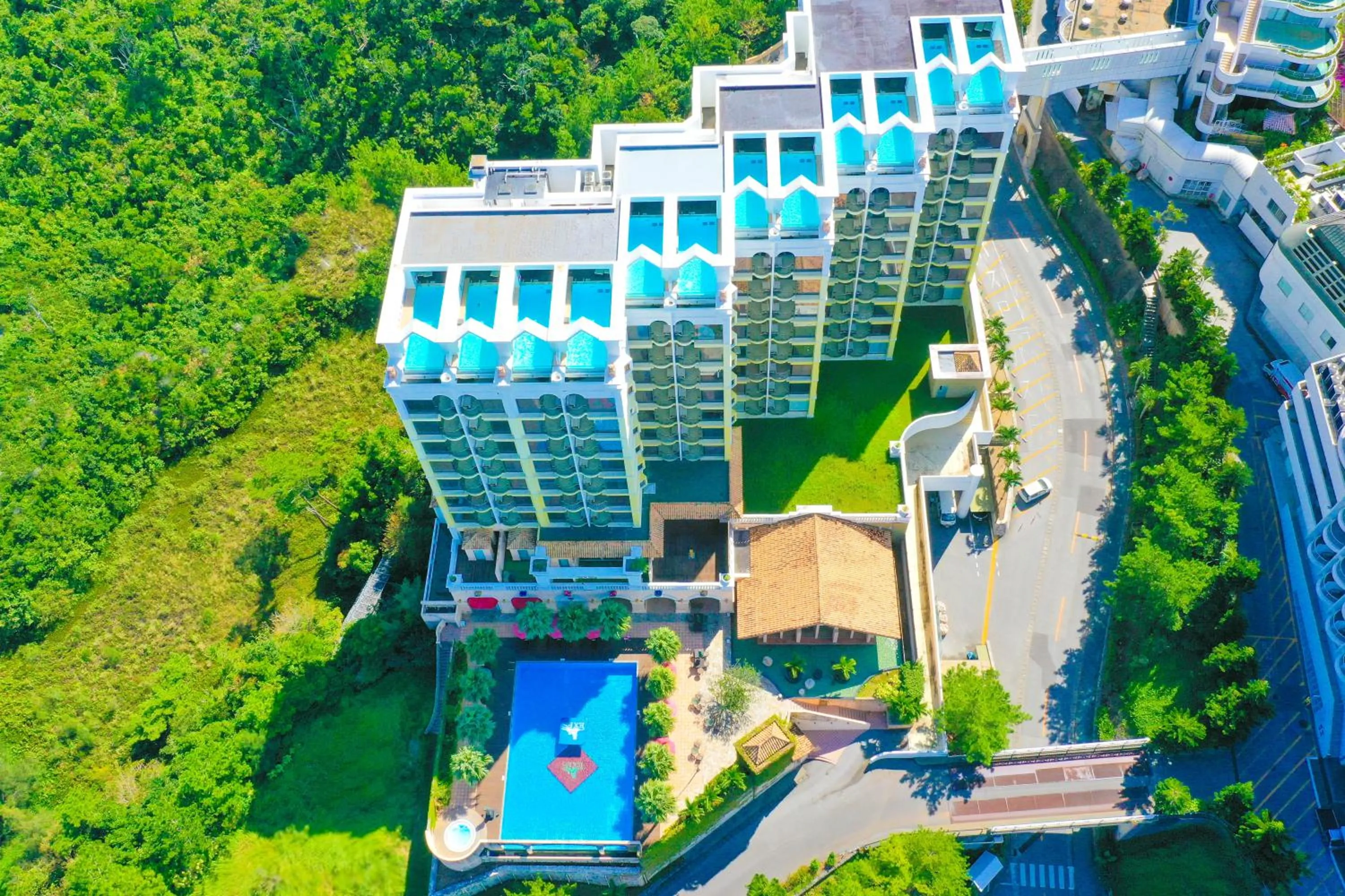 Property building in Okinawa Kariyushi Resort EXES Onna