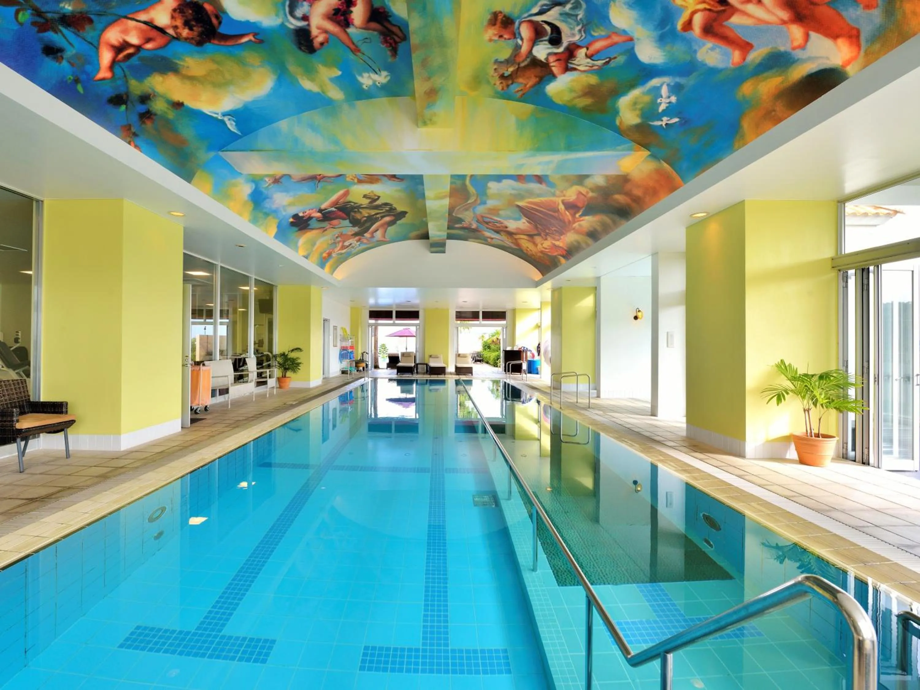 Swimming pool in Okinawa Kariyushi Resort EXES Onna