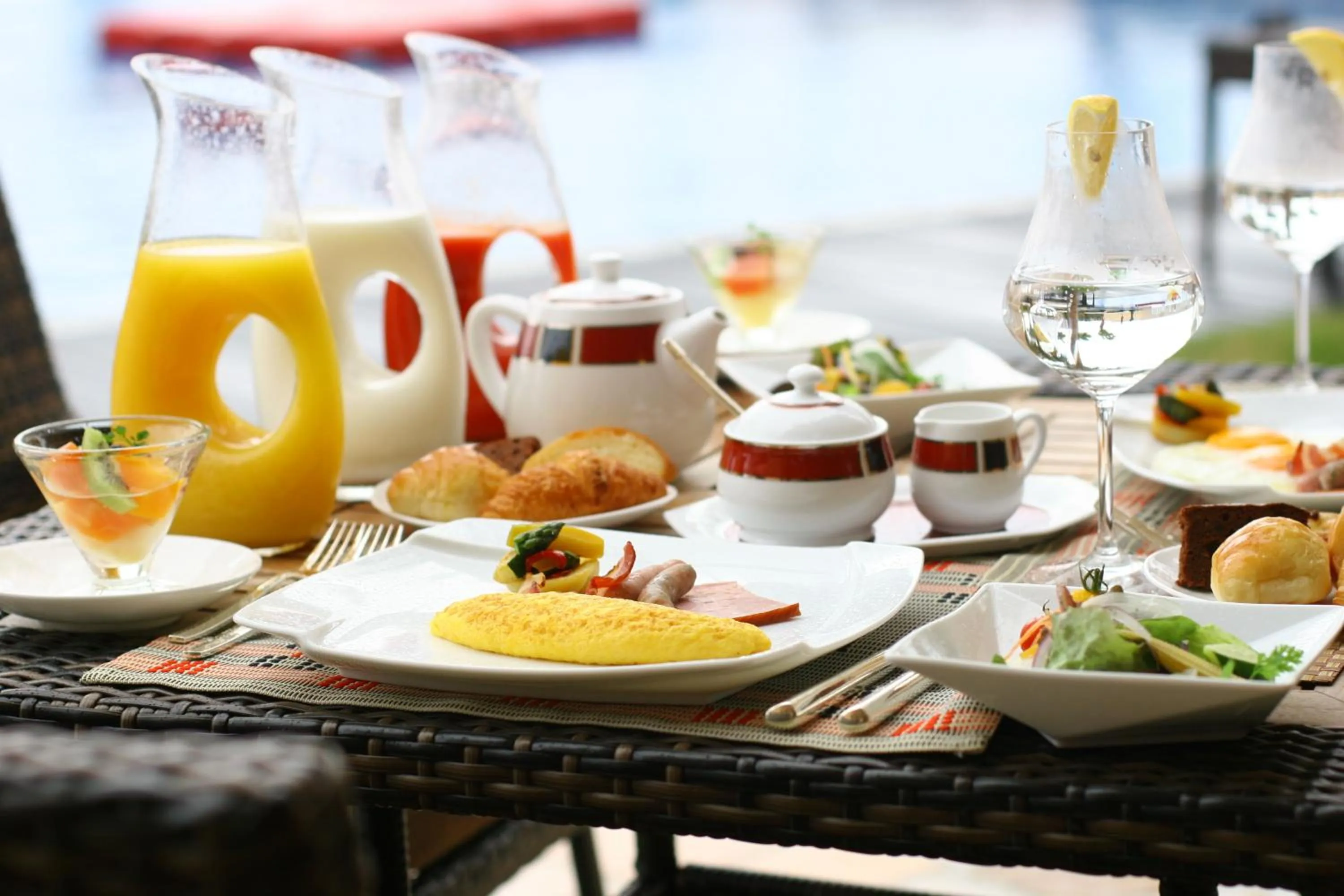Buffet breakfast in Okinawa Kariyushi Resort EXES Onna