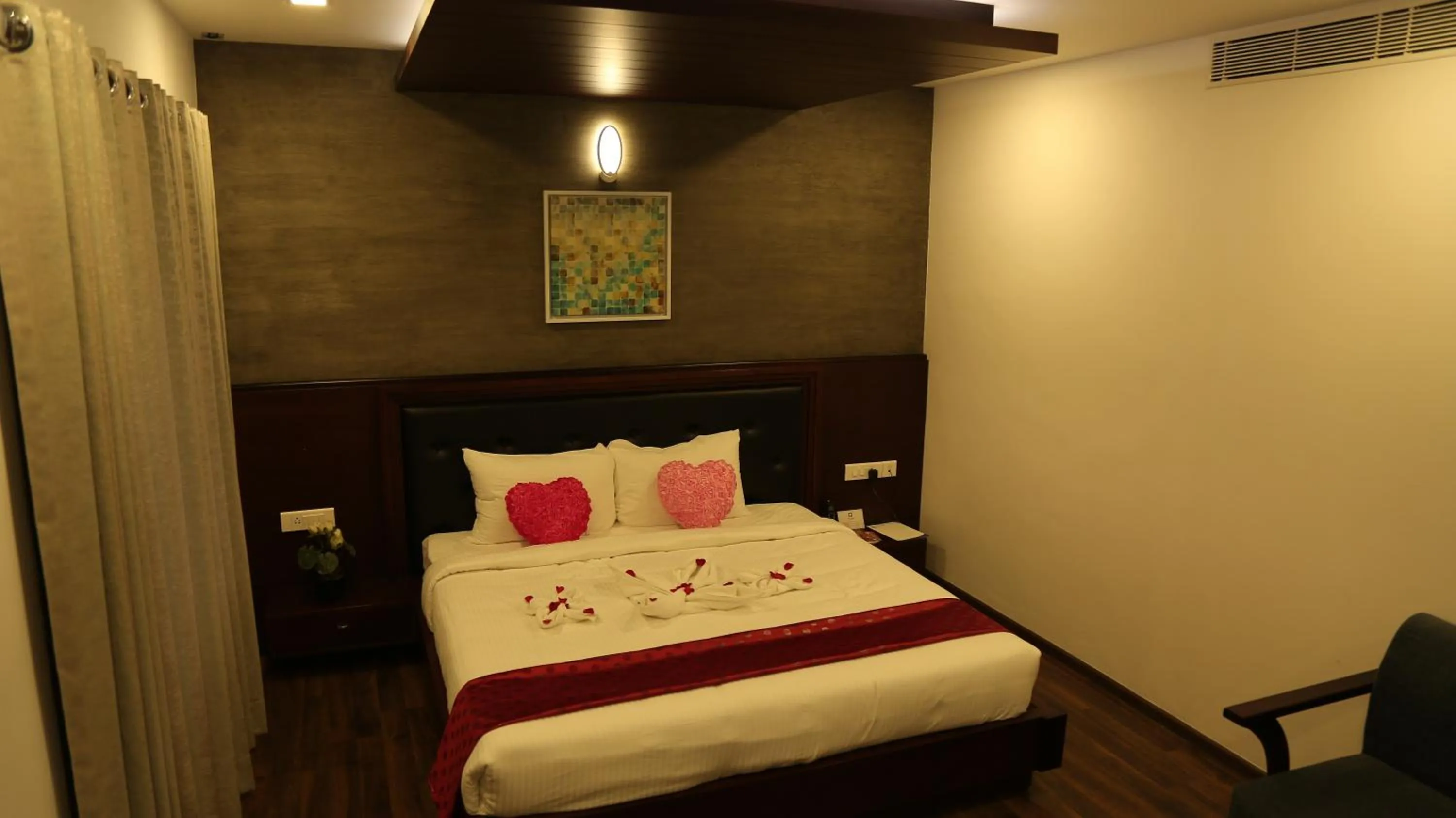 Bed in Four N Square Residency