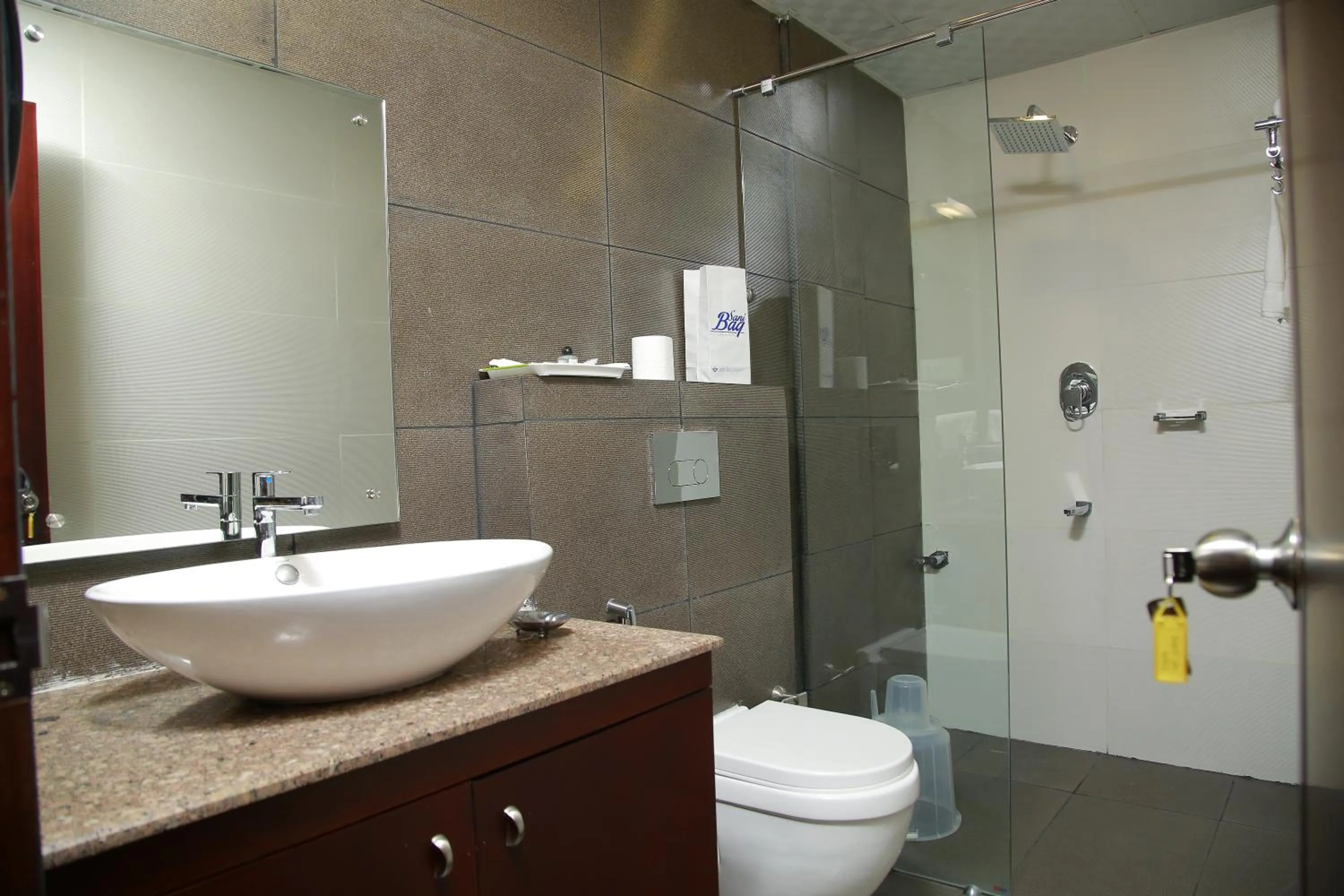 Shower in Four N Square Residency