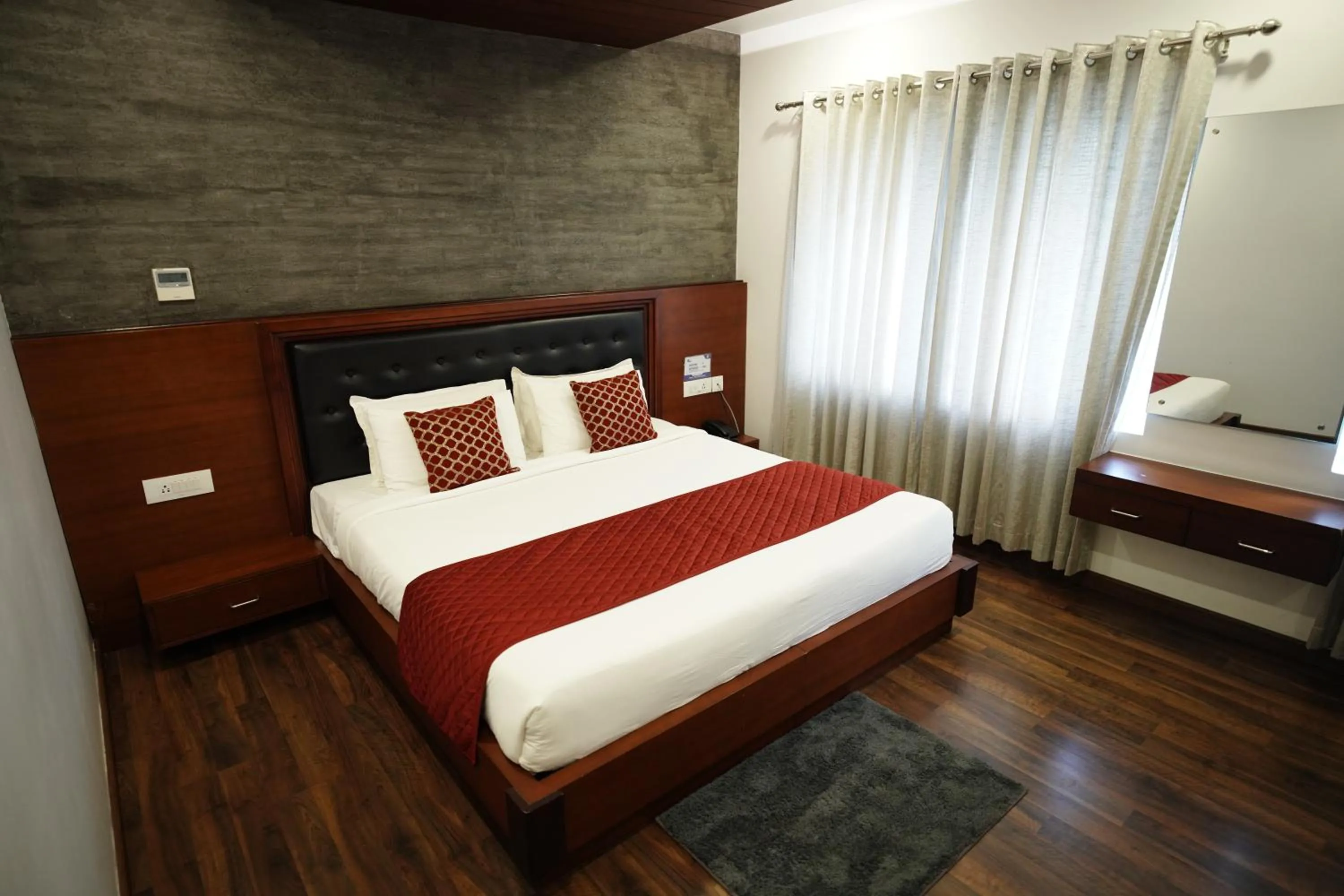 Bedroom, Bed in Four N Square Residency