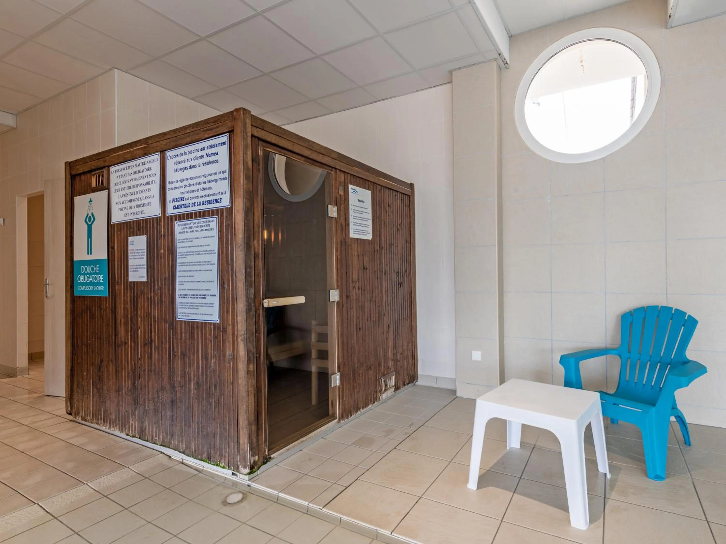 Sauna in Vacancéole - Le Domaine de Bertheaume