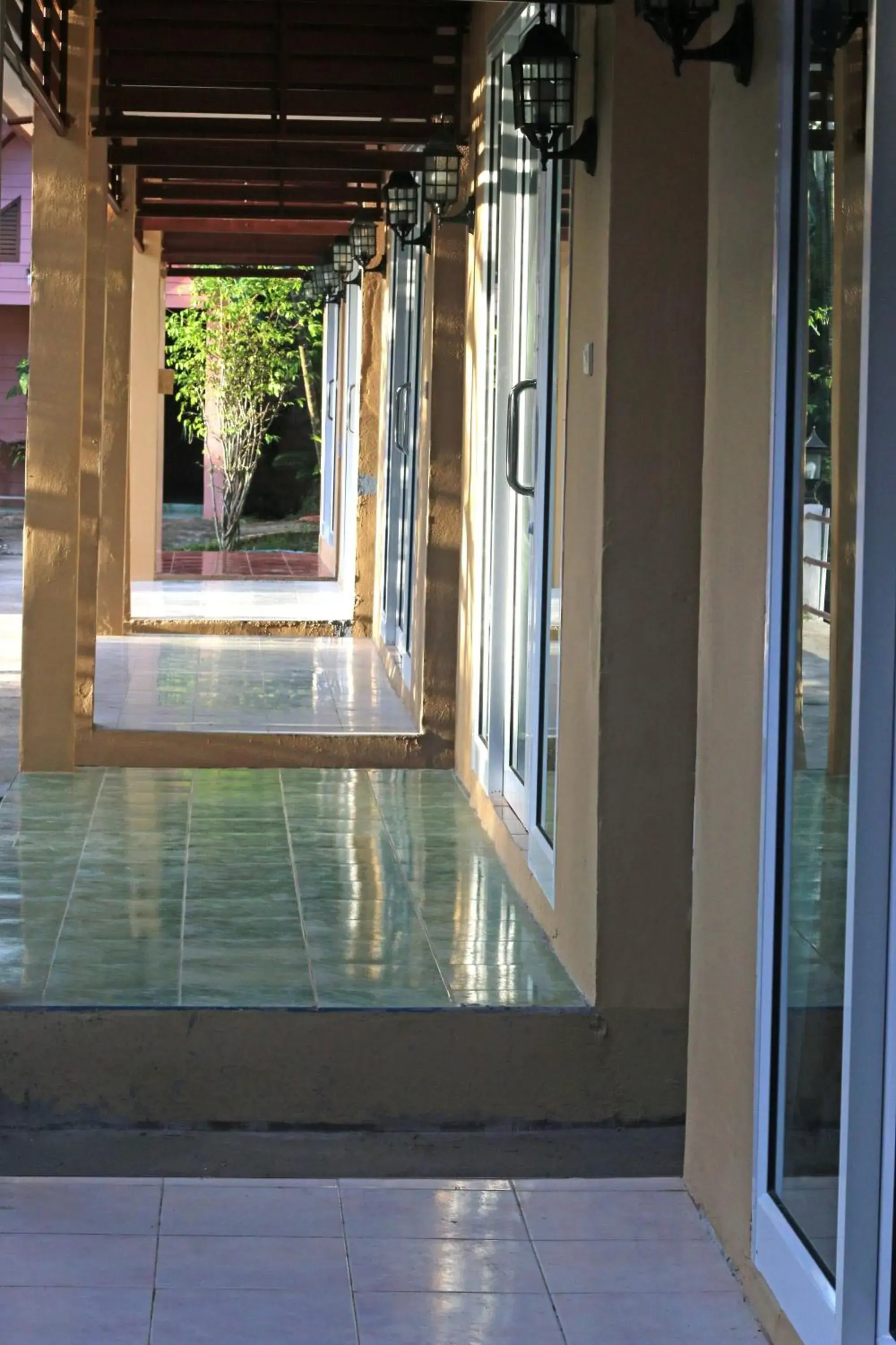 Garden view in Best House Resort Garden view in Best House Resort