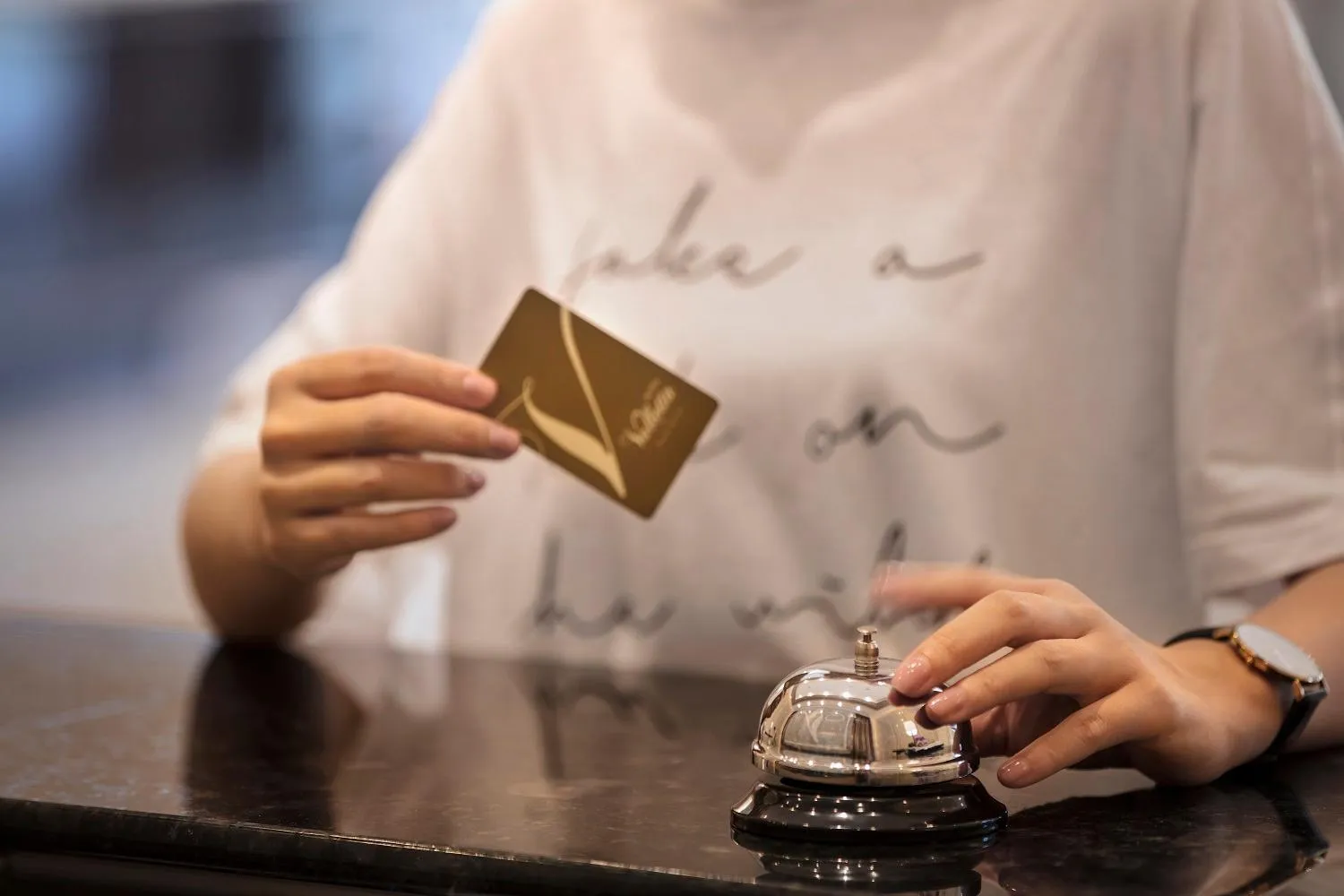 Lobby or reception in Hotel Valletta