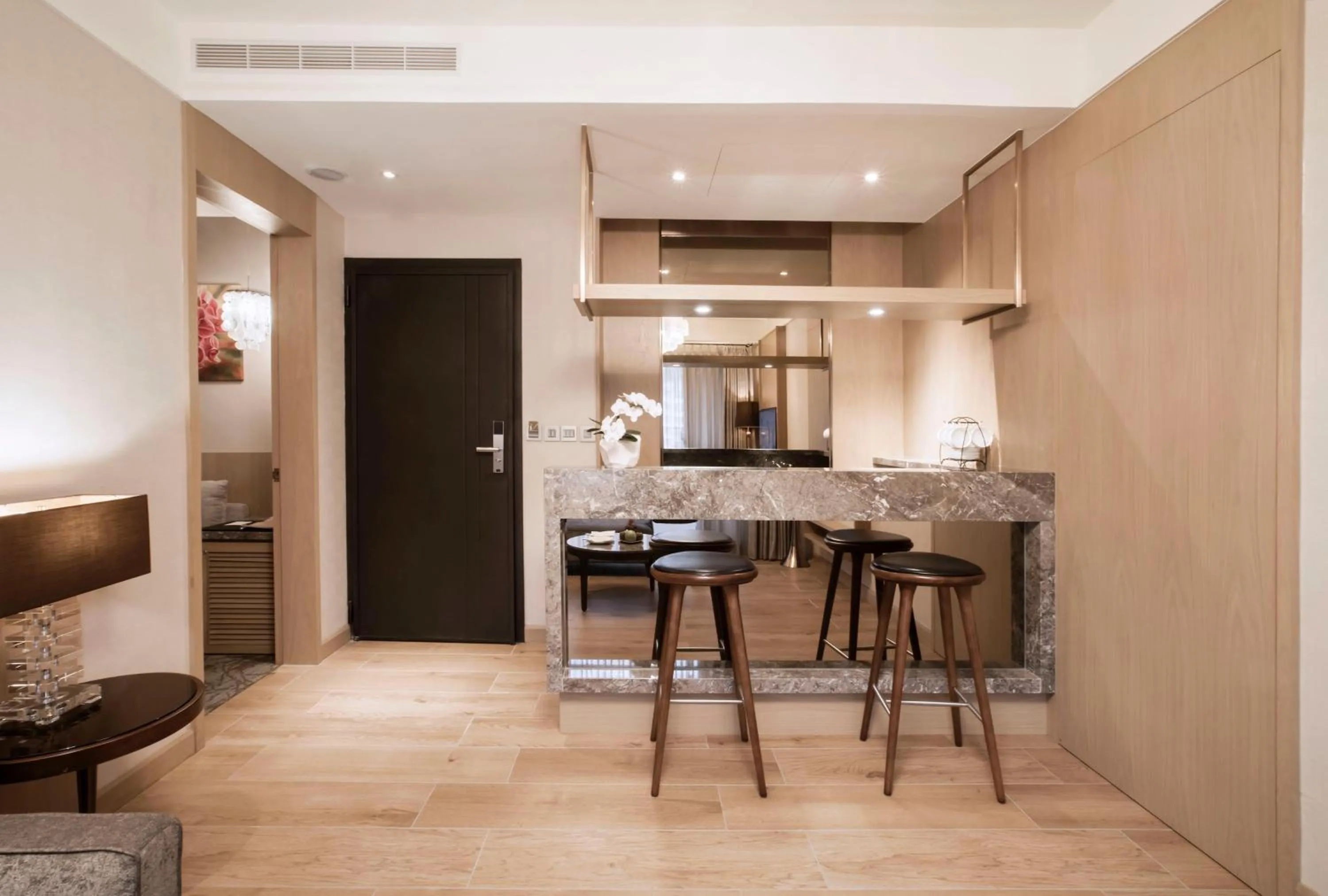 Kitchen or kitchenette in Hotel Valletta