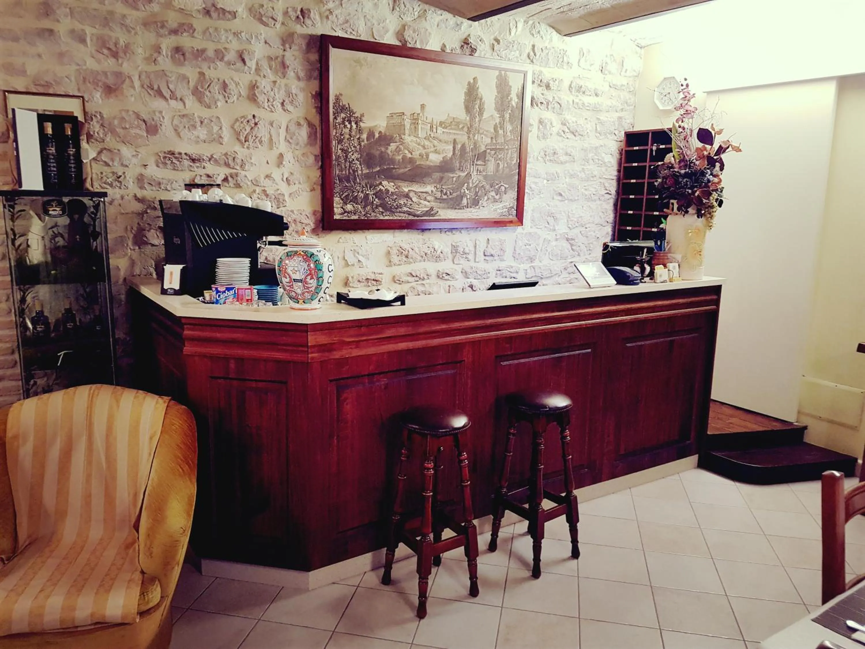 Lobby or reception in Hotel Ponte San Vittorino