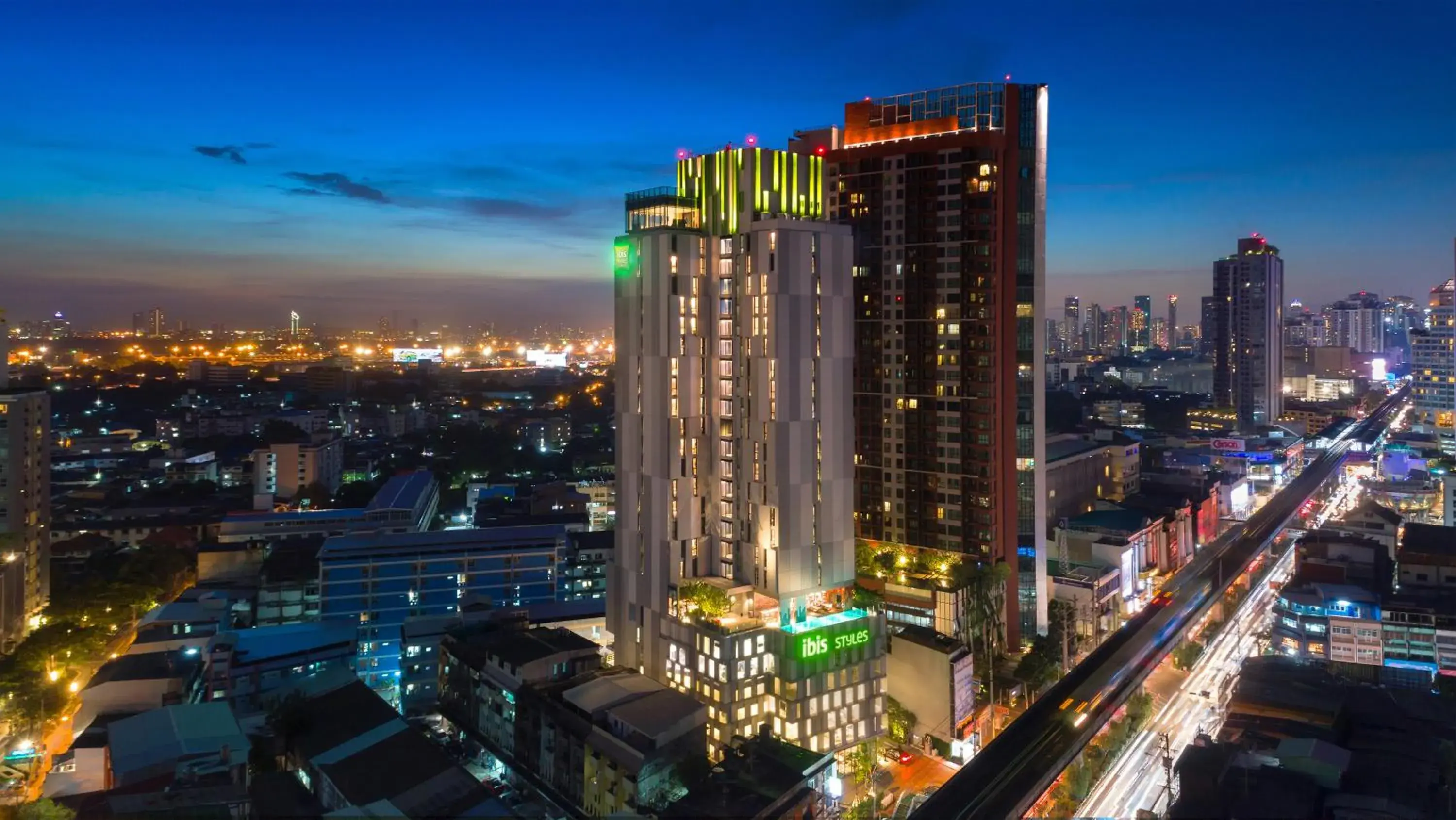 Bird's eye view in ibis Styles Bangkok Sukhumvit Phra Khanong Bird's eye view in ibis Styles Bangkok Sukhumvit Phra Khanong