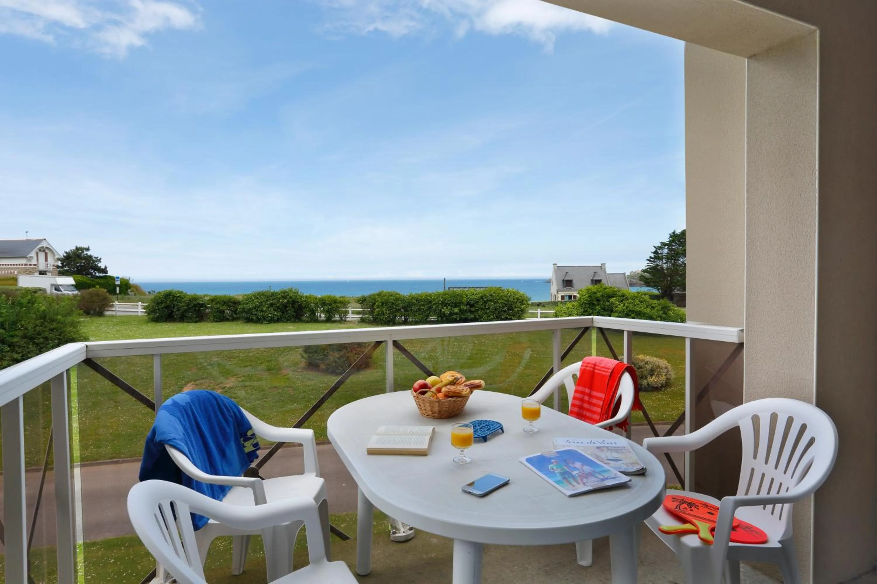 Balcony/Terrace in Résidence Néméa Kermael