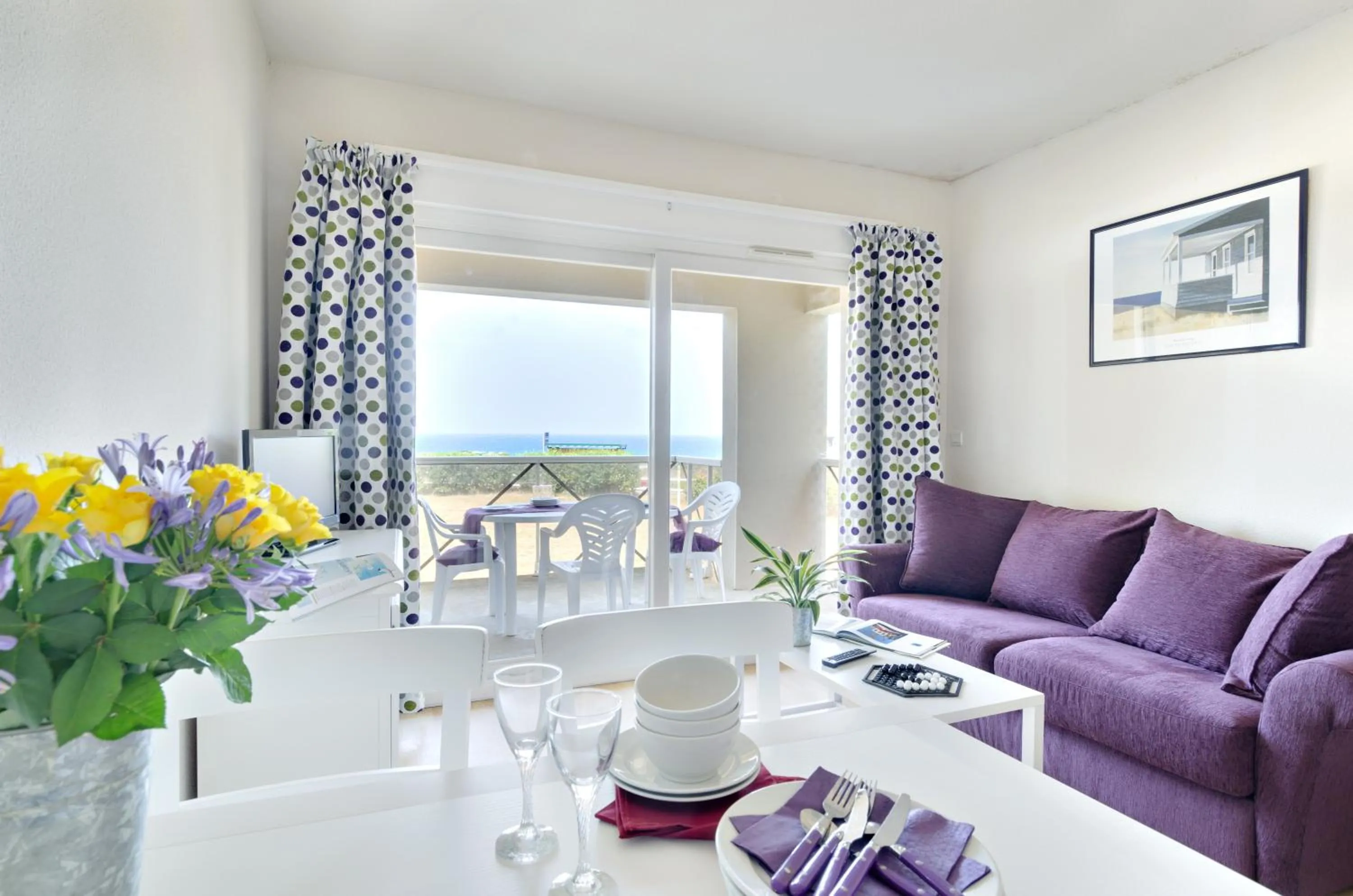 Dining area in Résidence Néméa Kermael