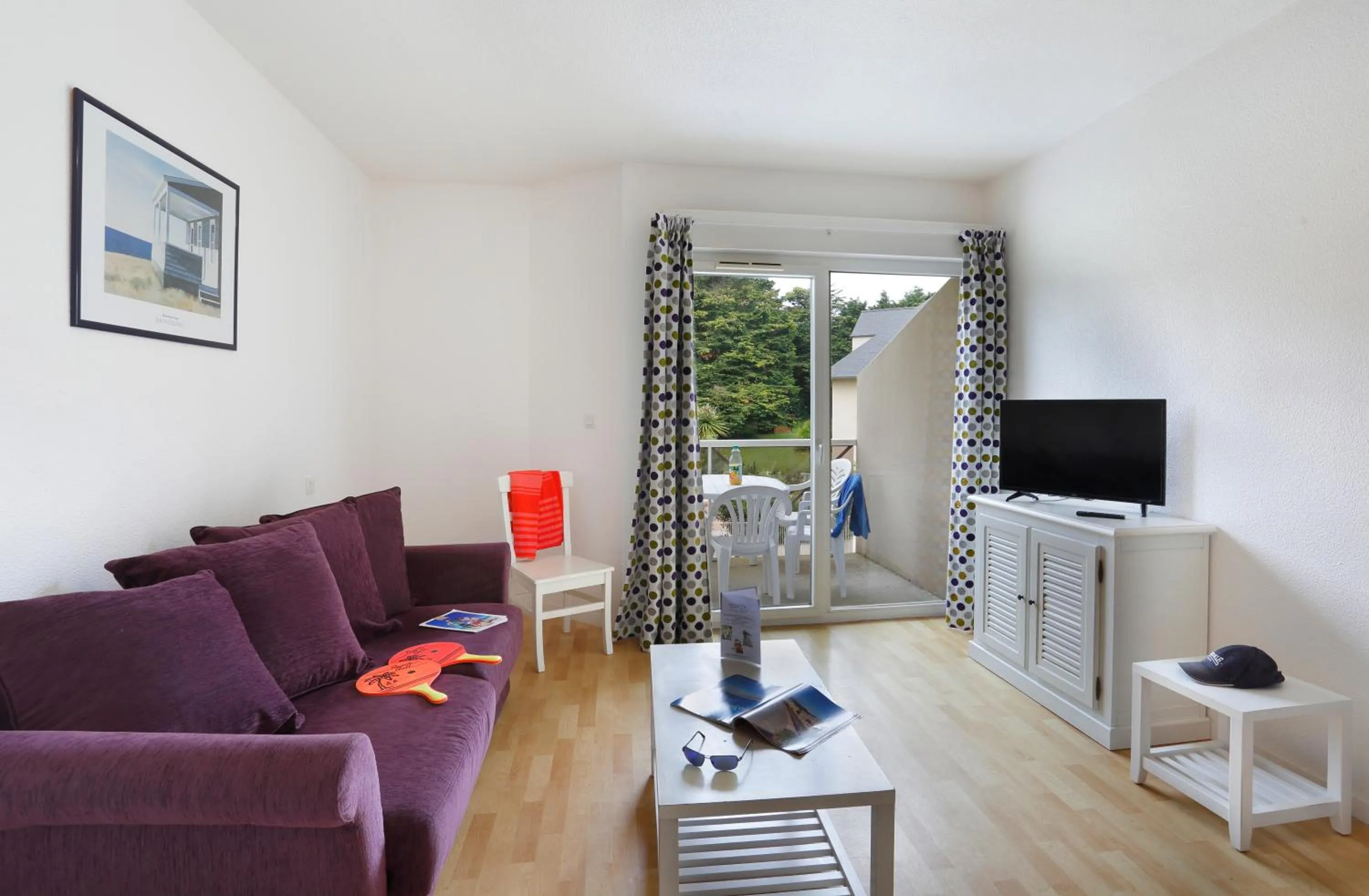 Living room in Résidence Néméa Kermael