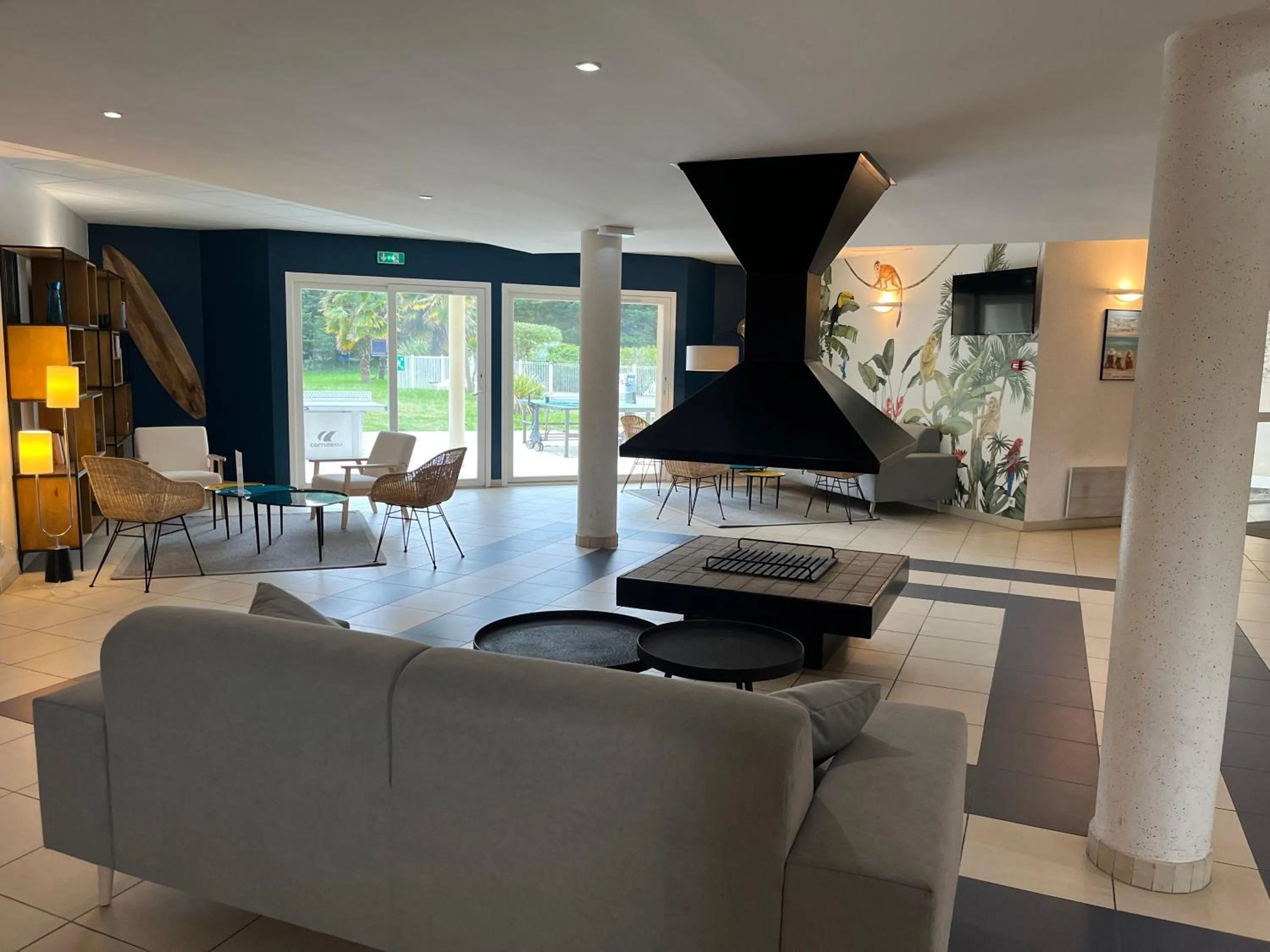 Living room in Résidence Néméa Kermael