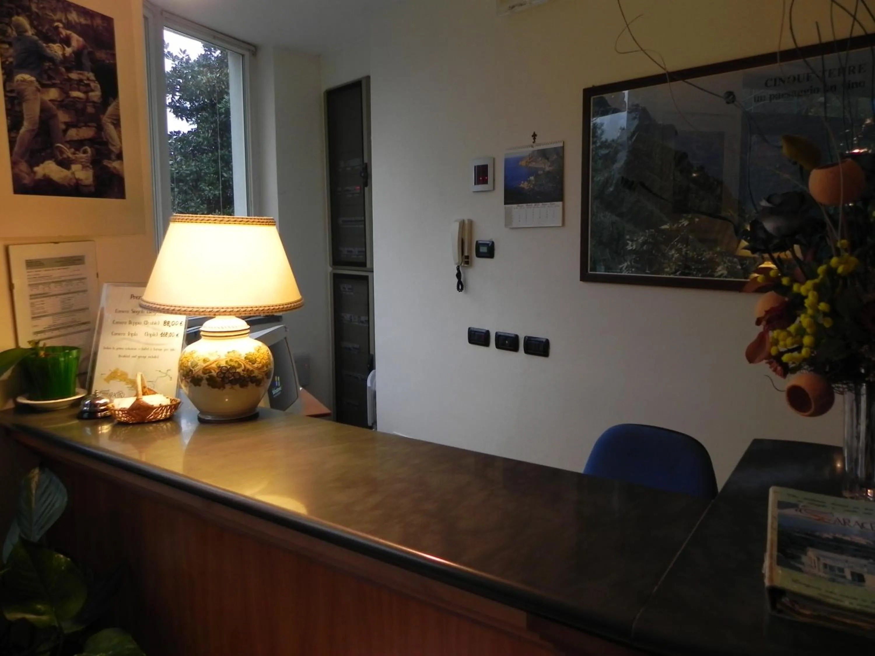 Lobby or reception in Hotel Il Saraceno