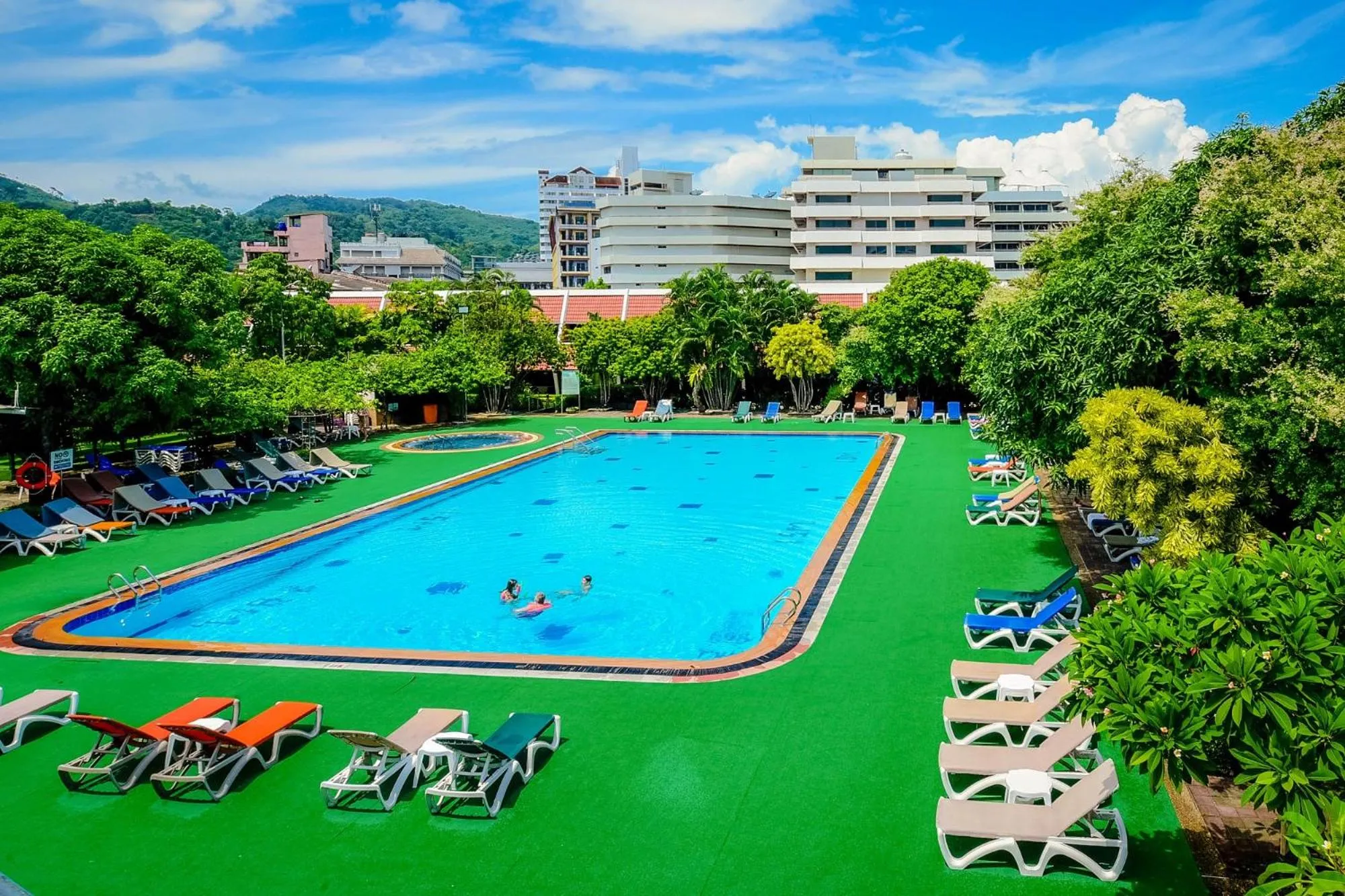 Swimming pool in Patong Resort Hotel - SHA Extra Plus