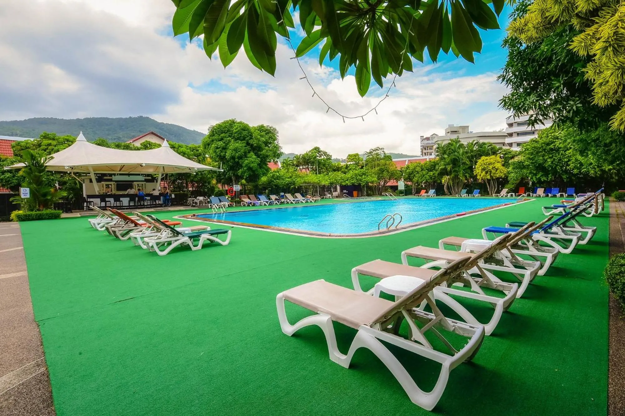 Swimming pool in Patong Resort Hotel - SHA Extra Plus