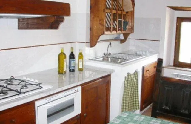 Kitchen or kitchenette in Agriturismo Torraiolo