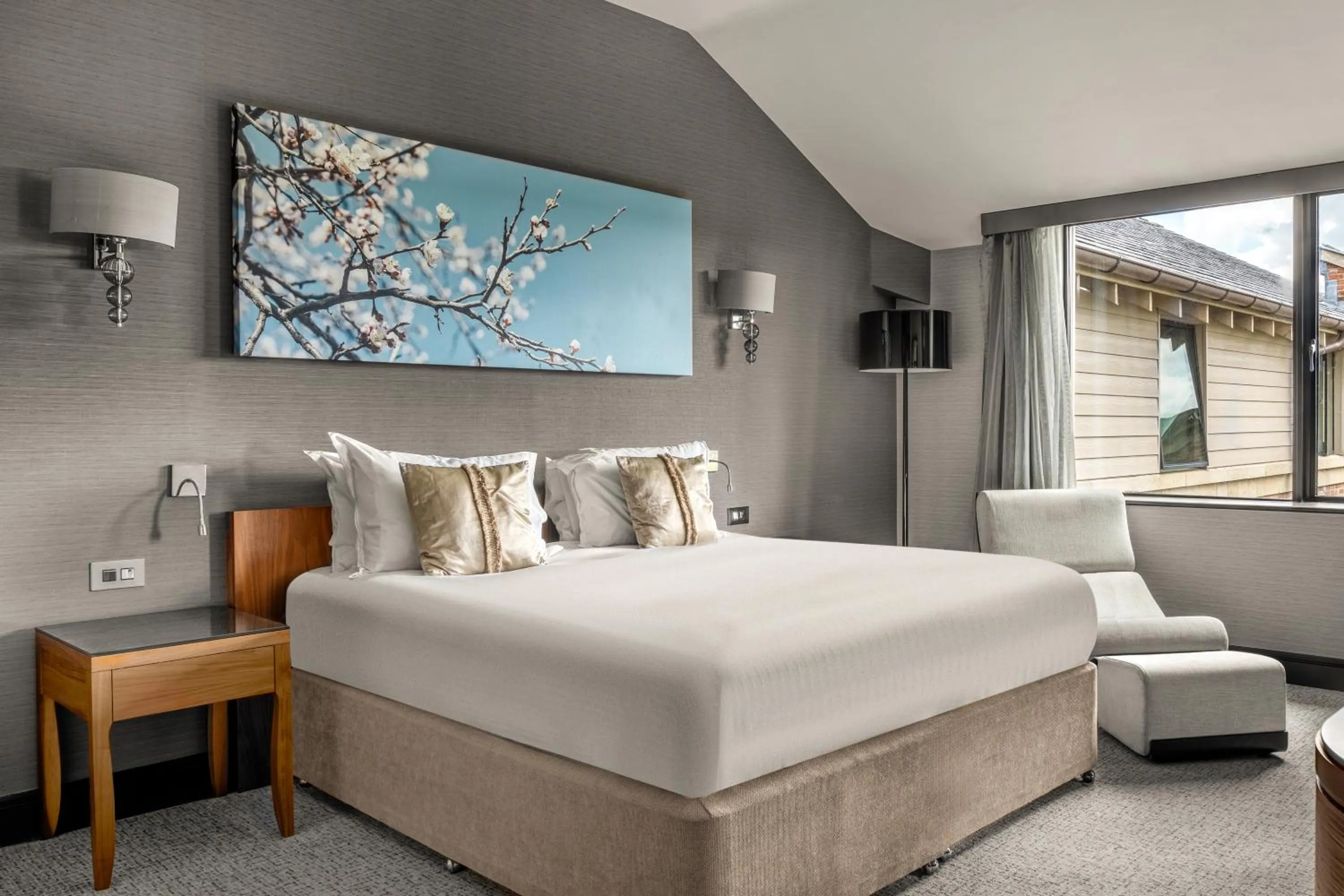 Bed in Stanley House Hotel & Spa