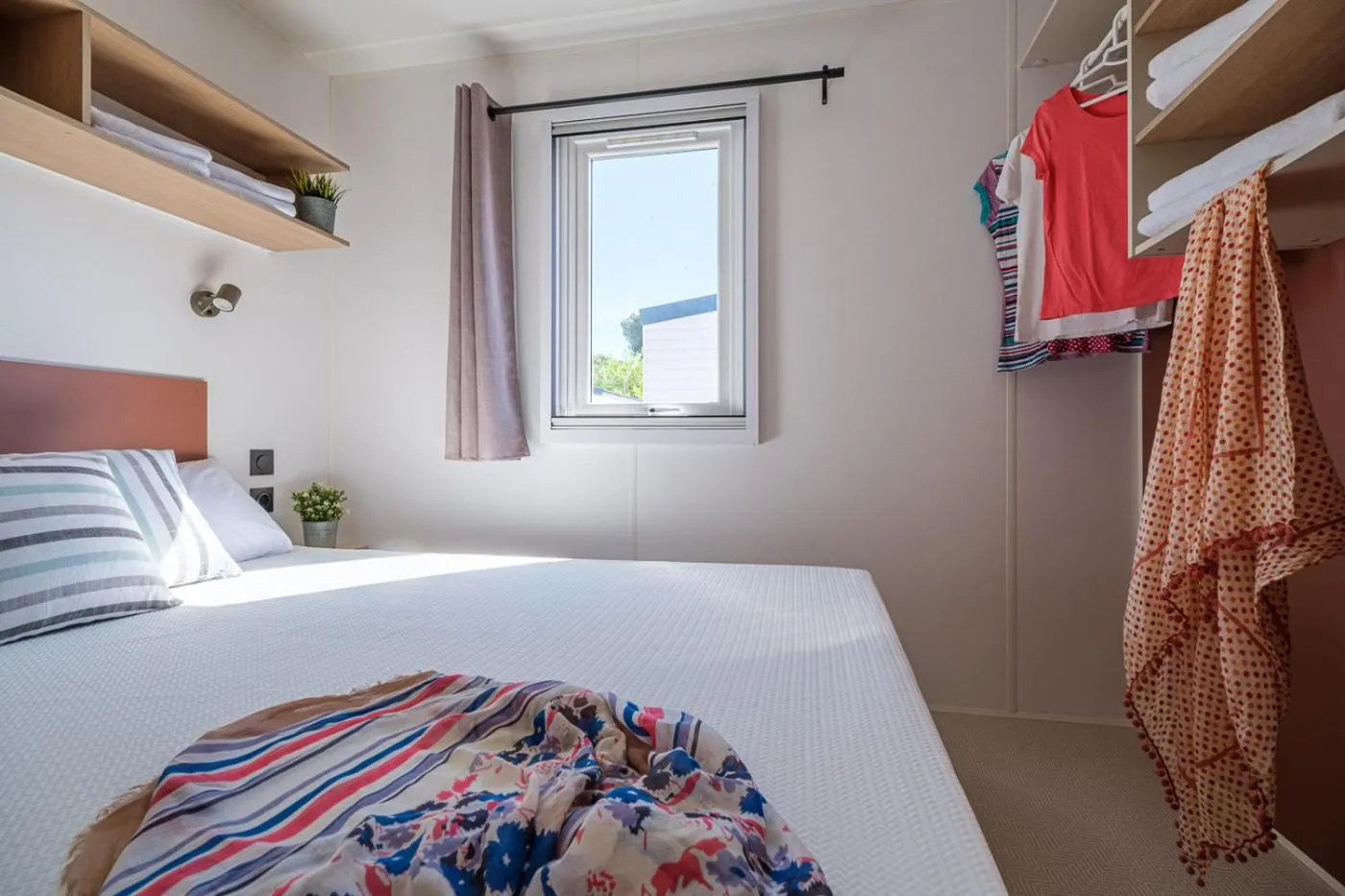 Decorative detail, Bed in Camping Estival Vendrell Platja