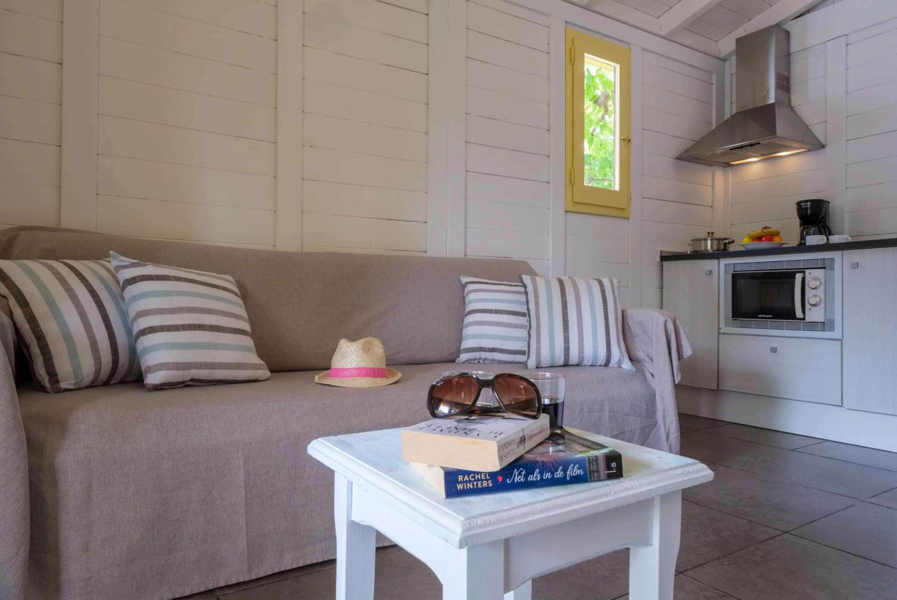 Living room in Camping Estival Vendrell Platja
