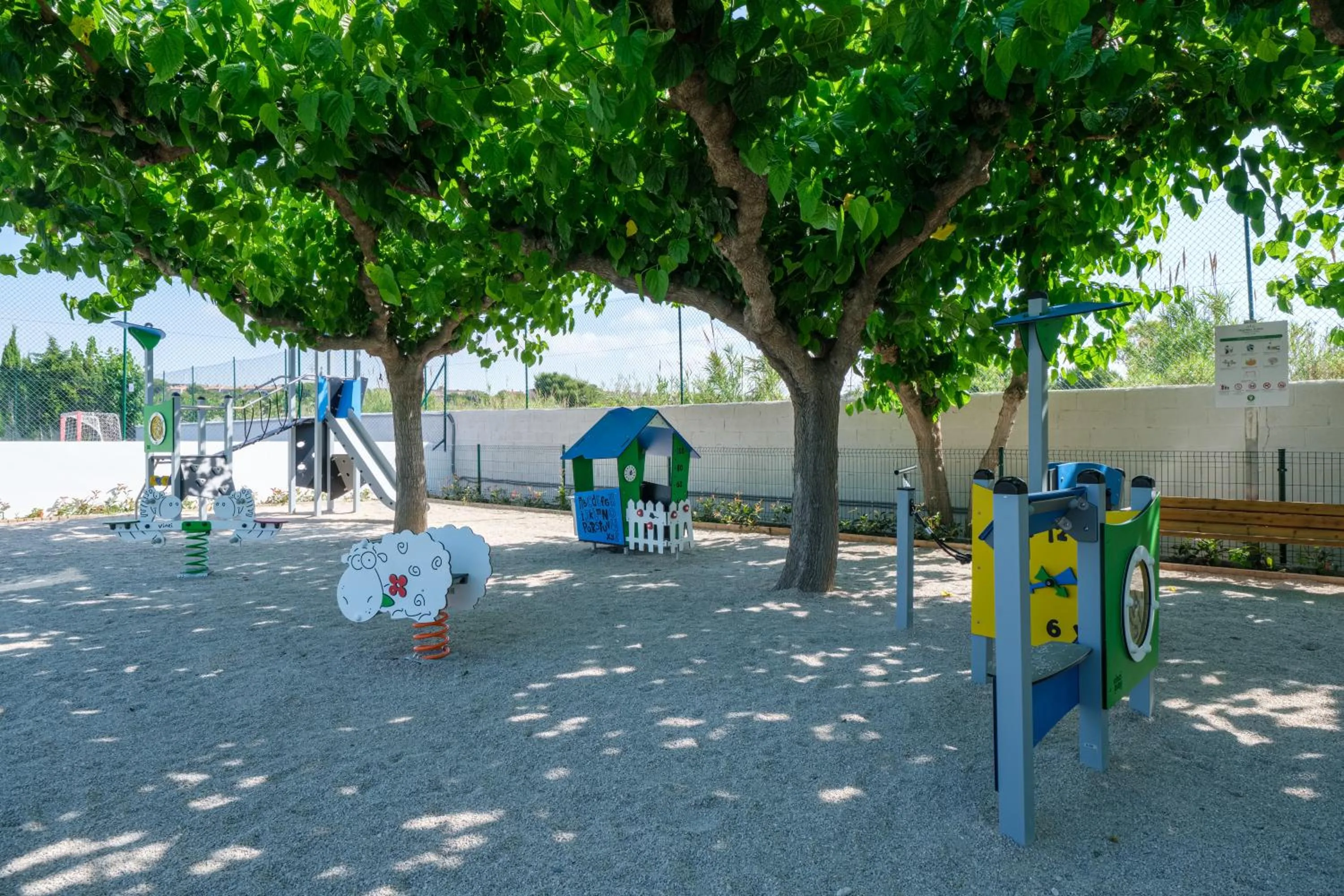 Children play ground in Camping Estival Vendrell Platja