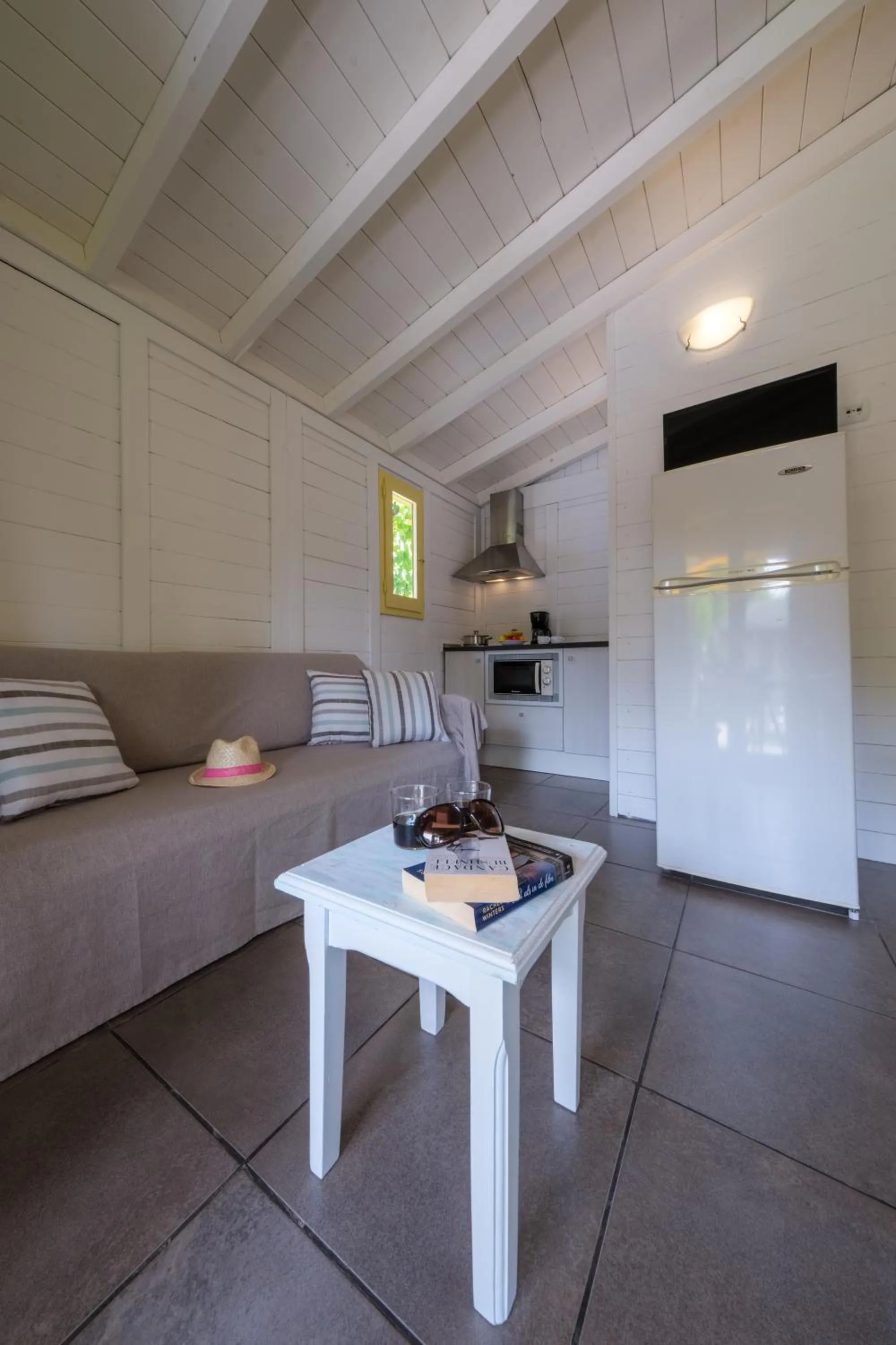 Living room in Camping Estival Vendrell Platja