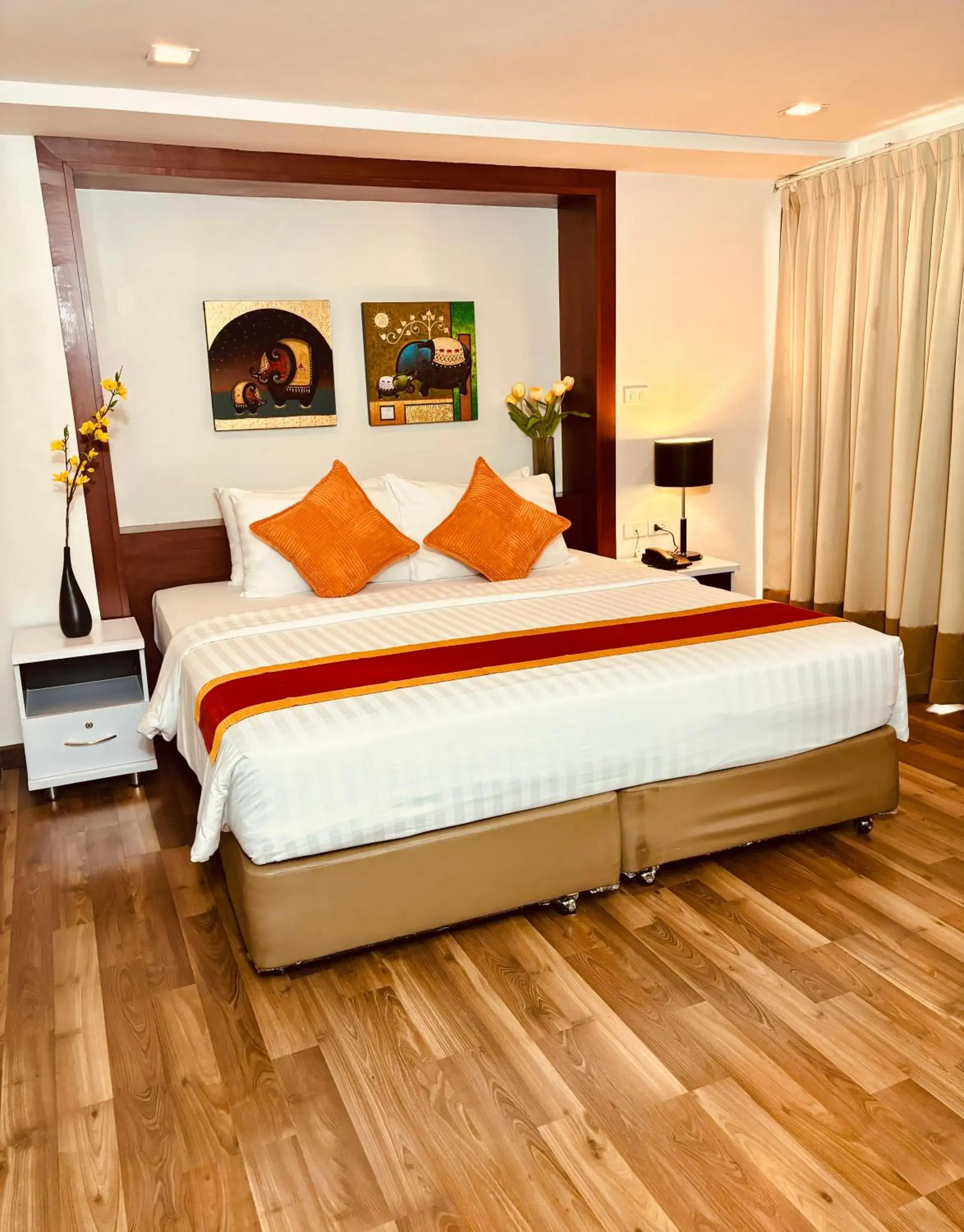 Bed in I Residence Hotel Sathorn Bed in I Residence Hotel Sathorn