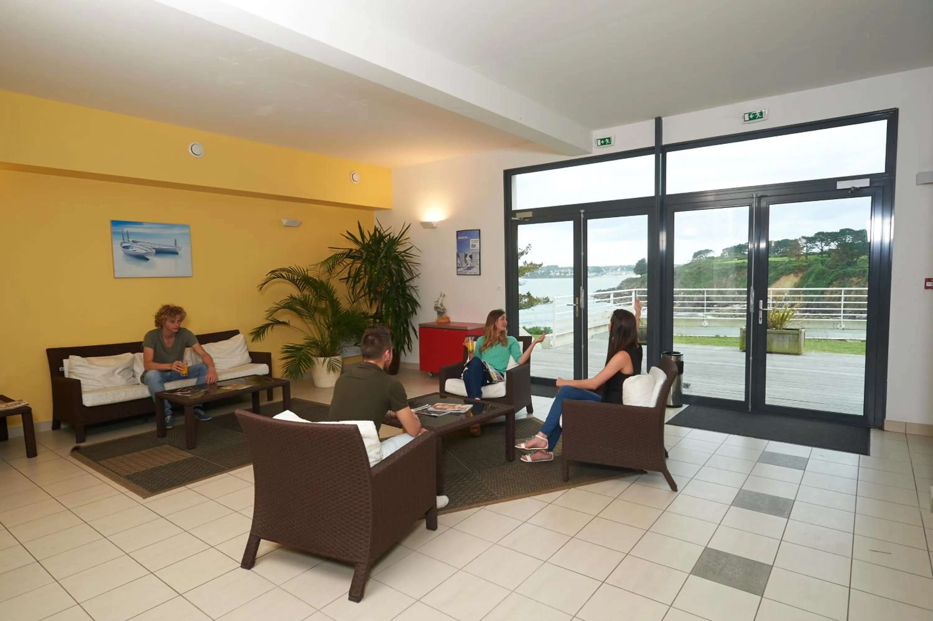 Lobby or reception in Résidence Néméa Iroise Armorique