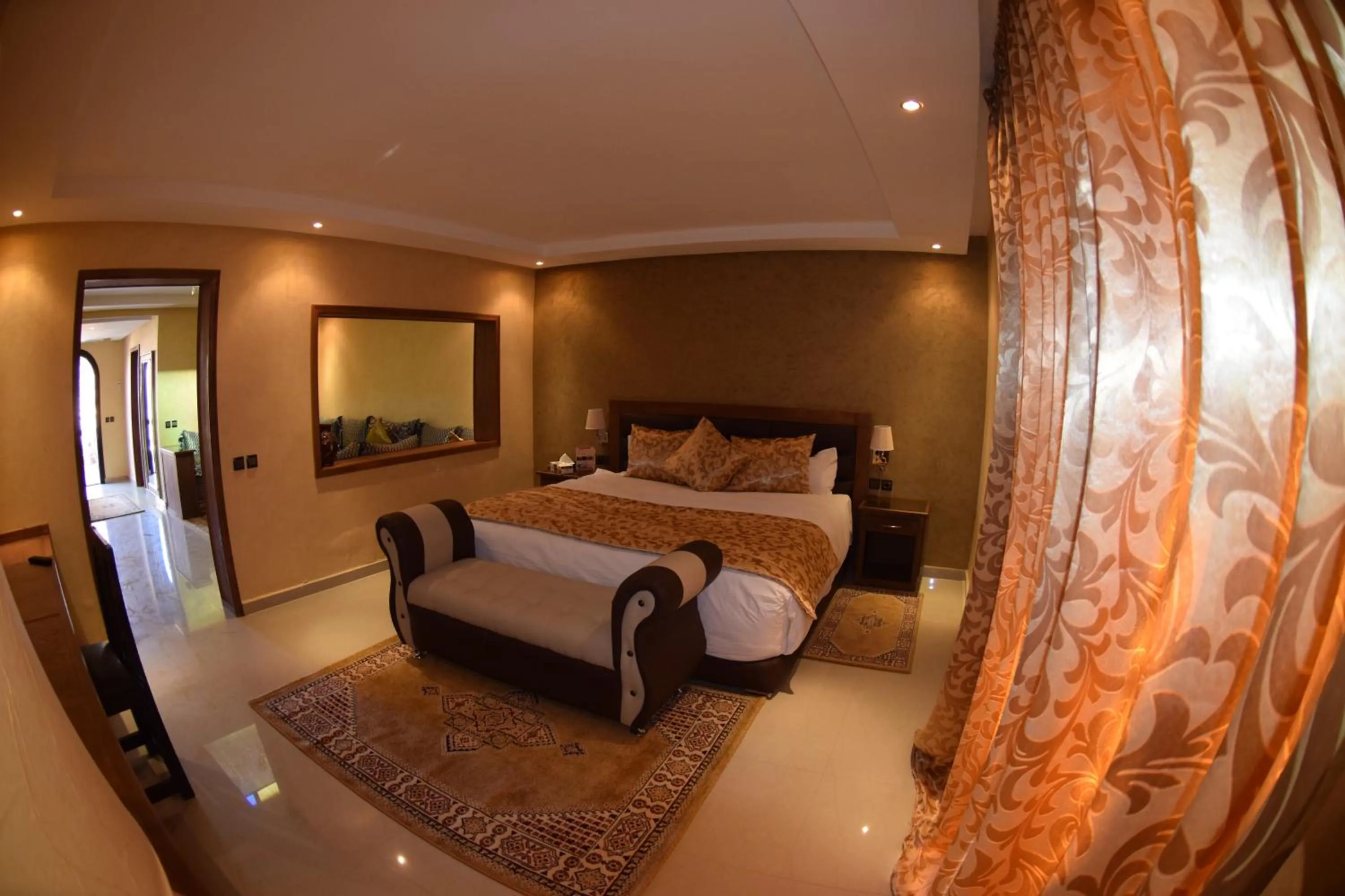 Bed in Palm's Hotel Club