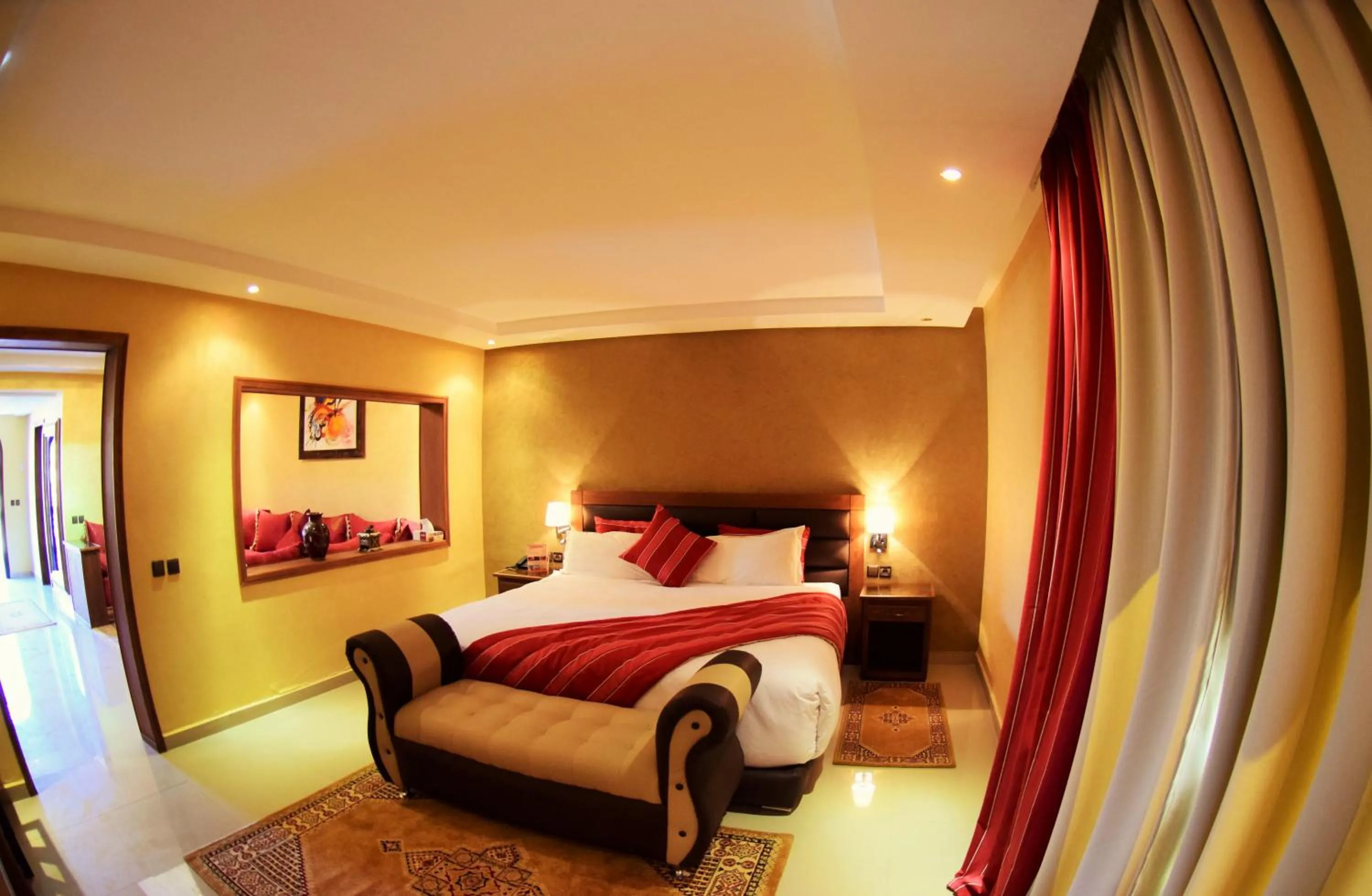 Bed in Palm's Hotel Club