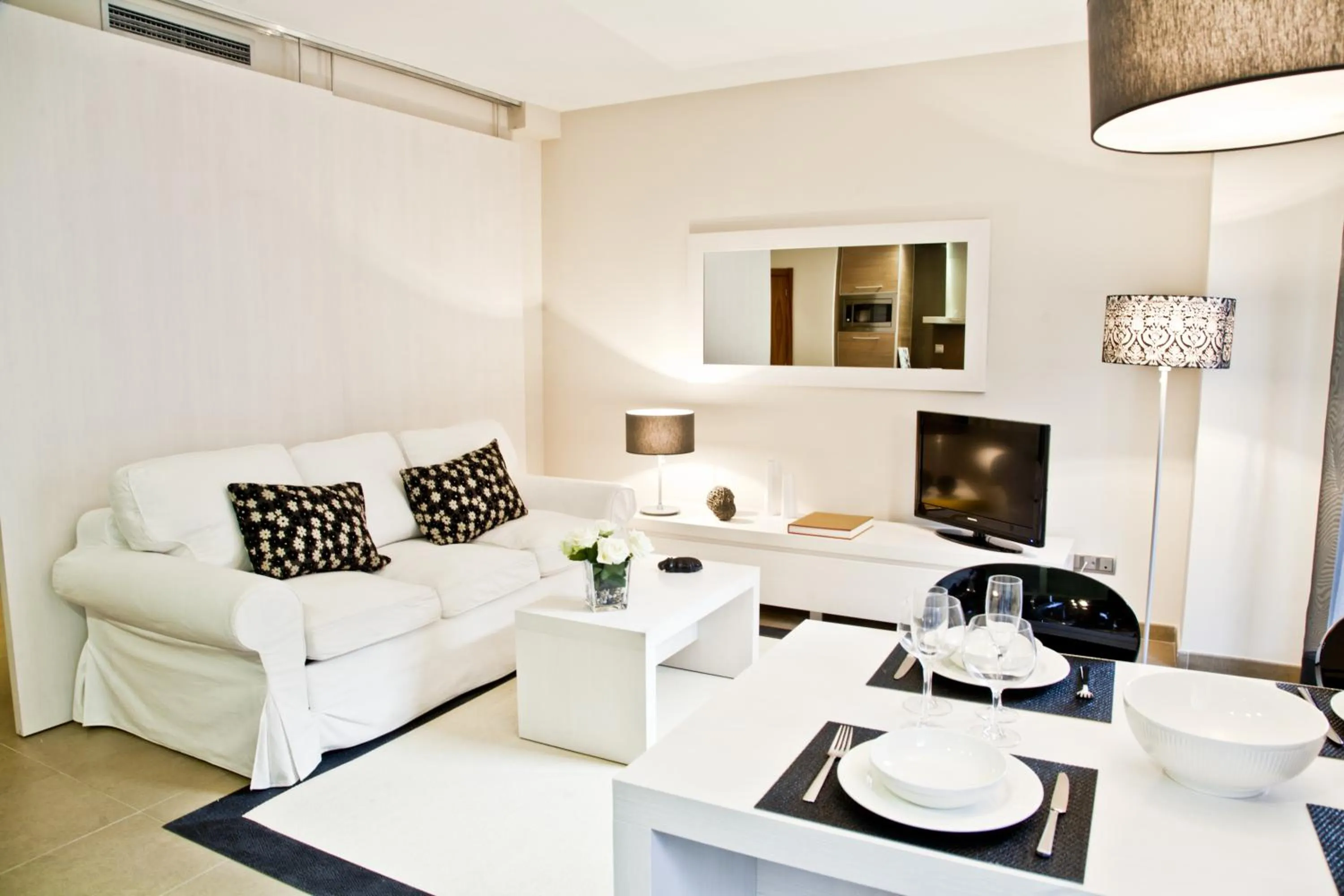 Living room in Up Suites BCN