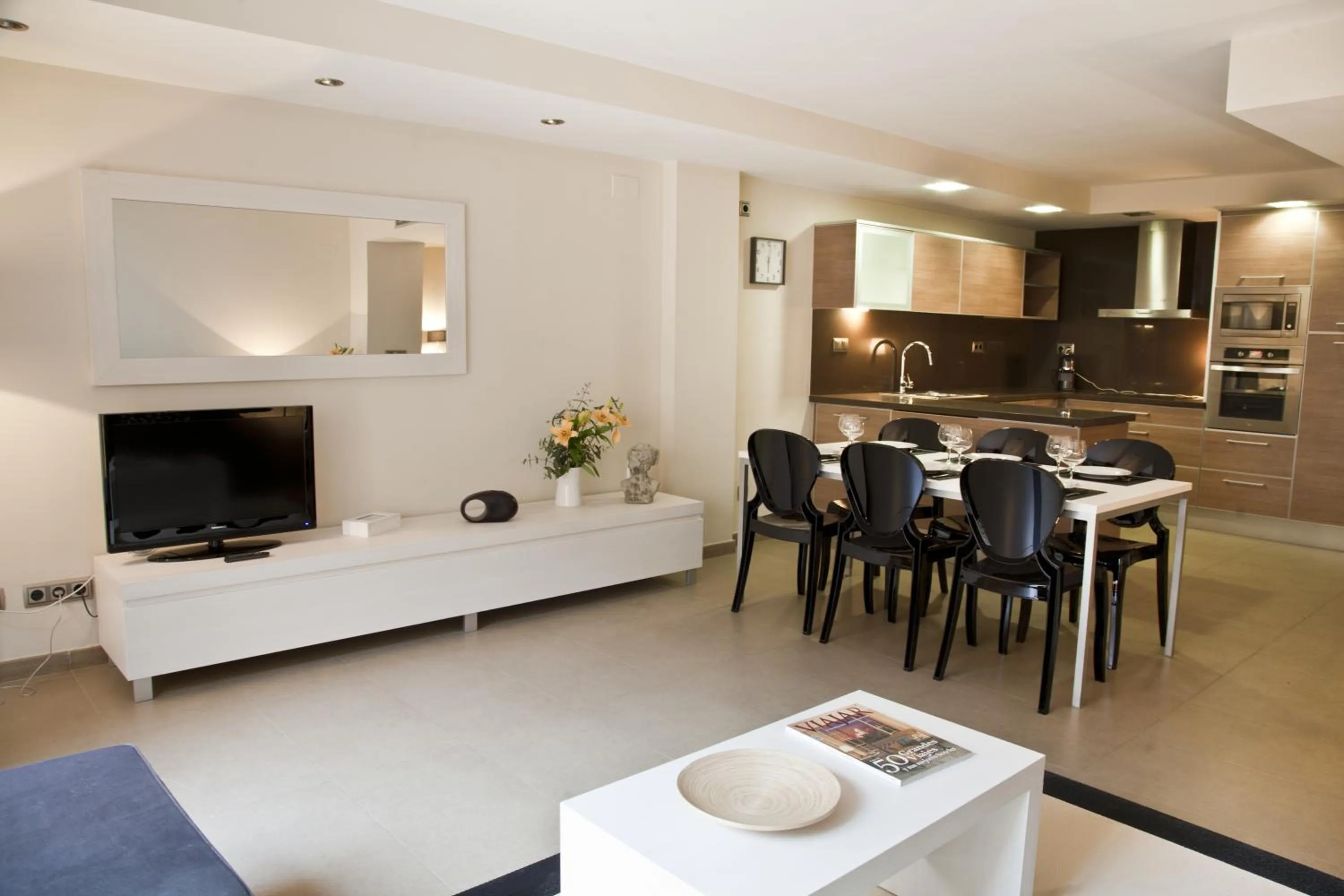 Living room in Up Suites BCN