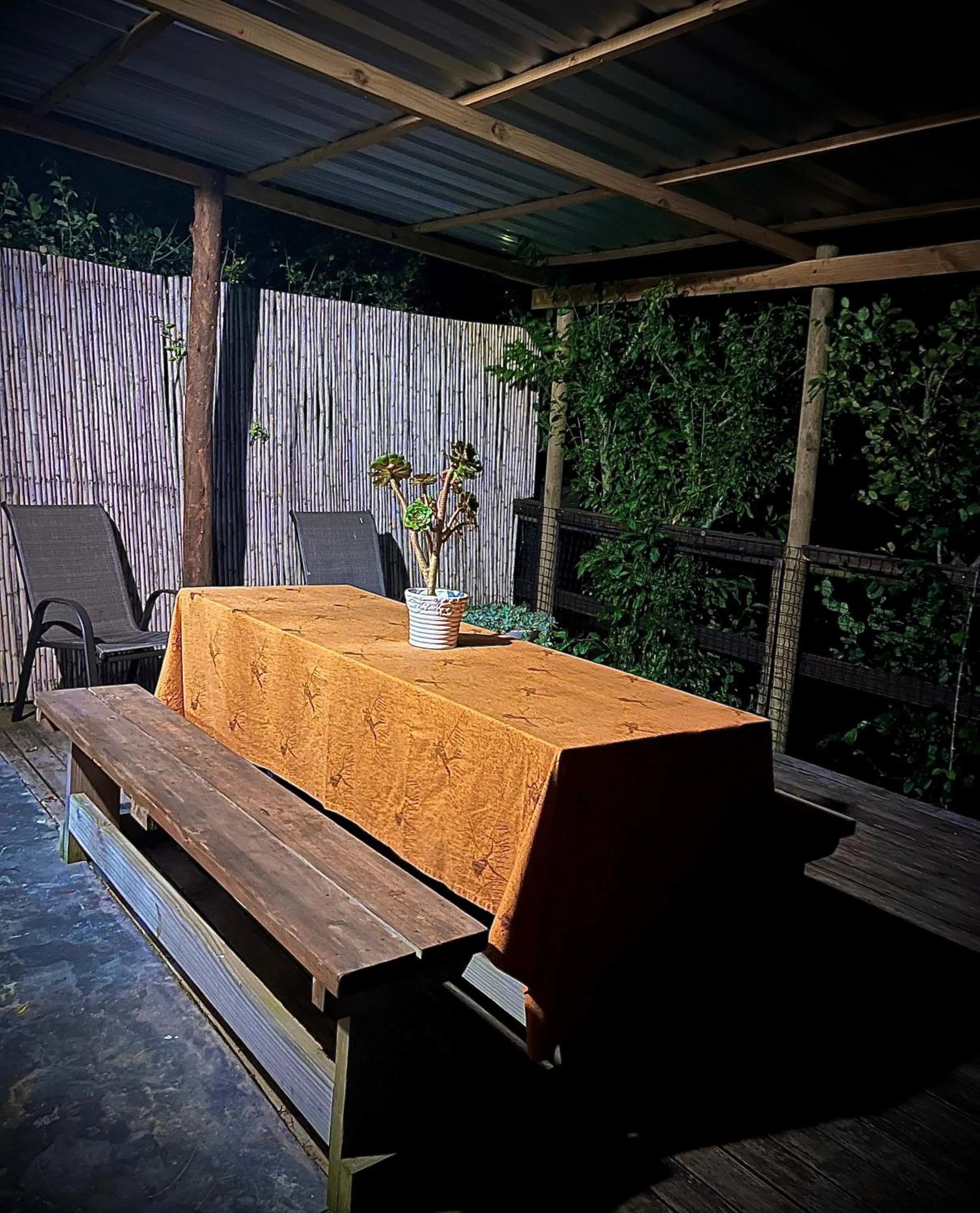 Seating area in Stoneridge farm