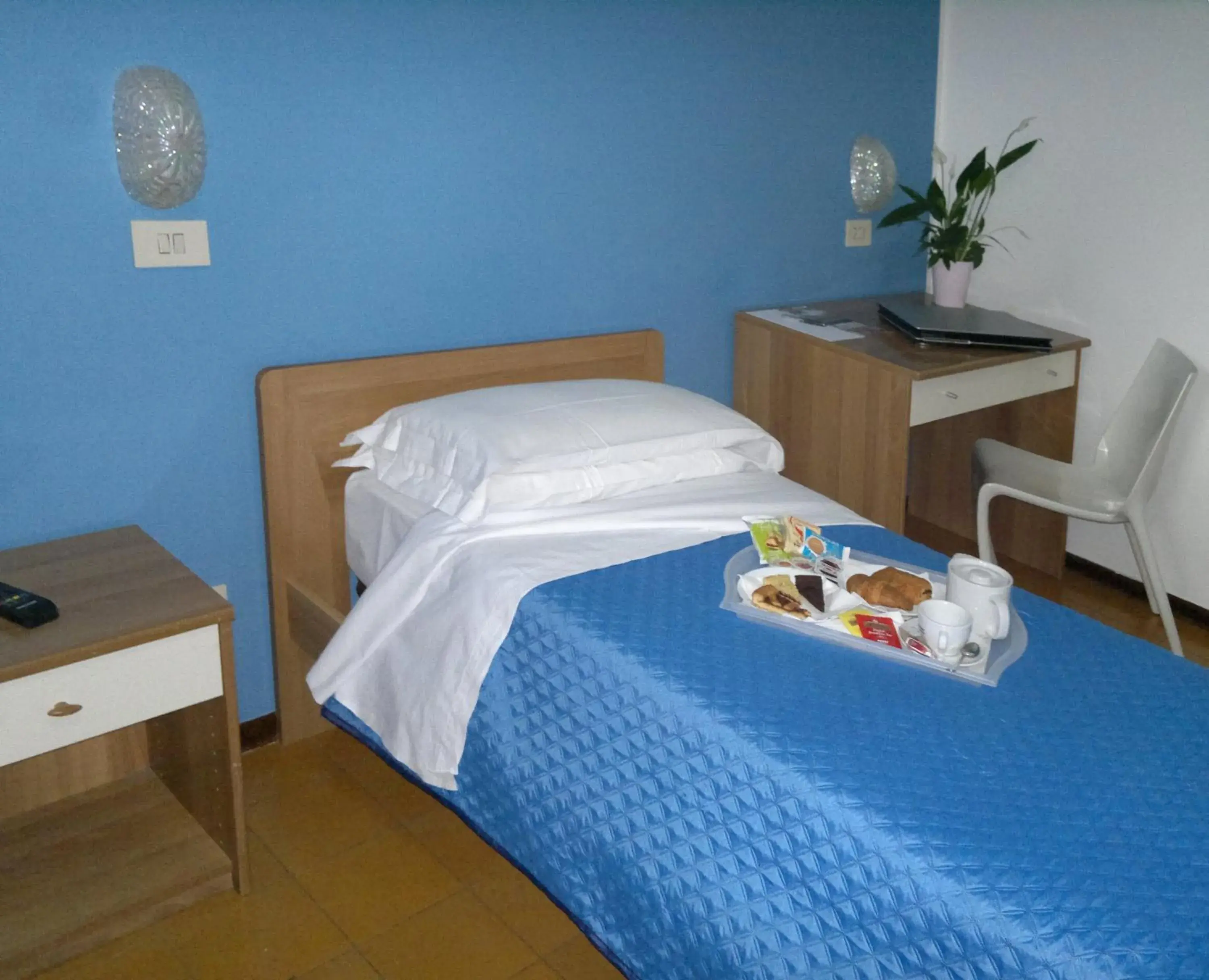 Bed in Albergo Papillon Bed in Albergo Papillon