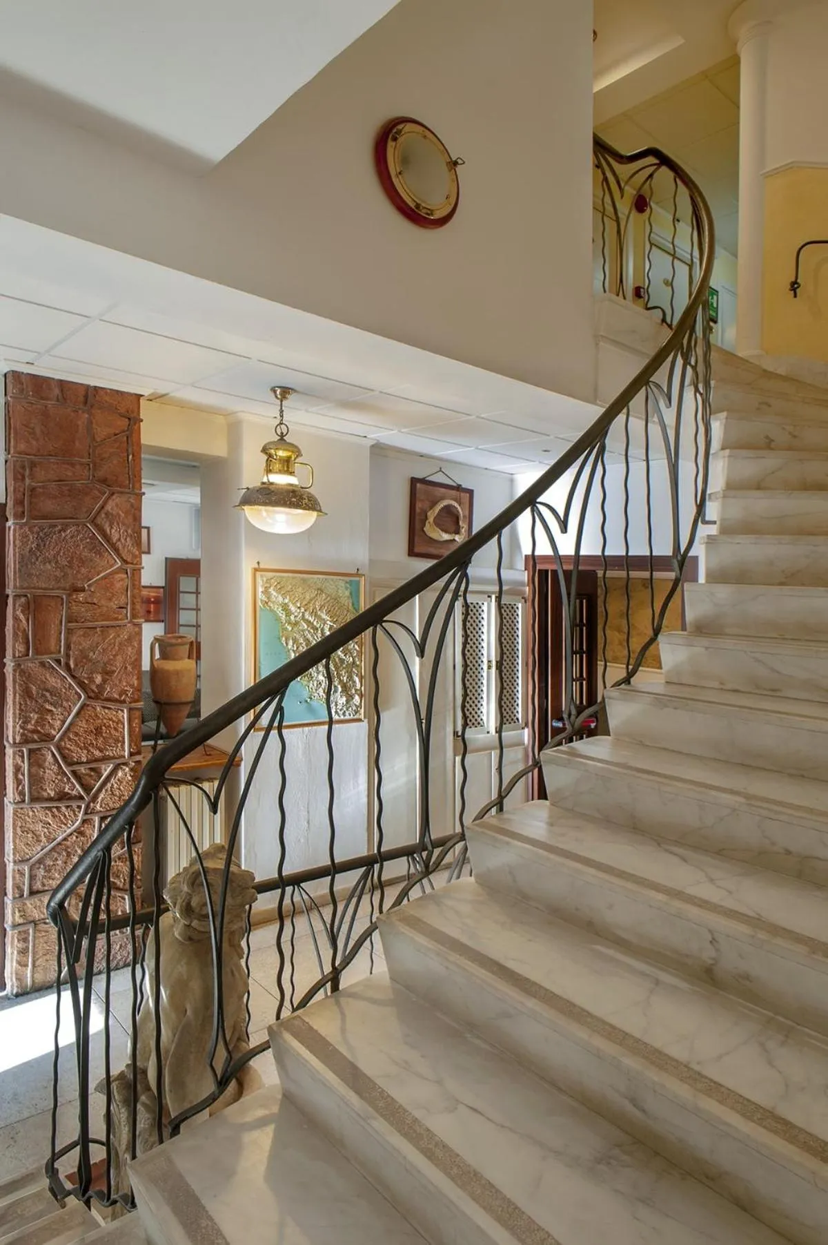 Decorative detail in Hotel Villa Lo Scoglietto