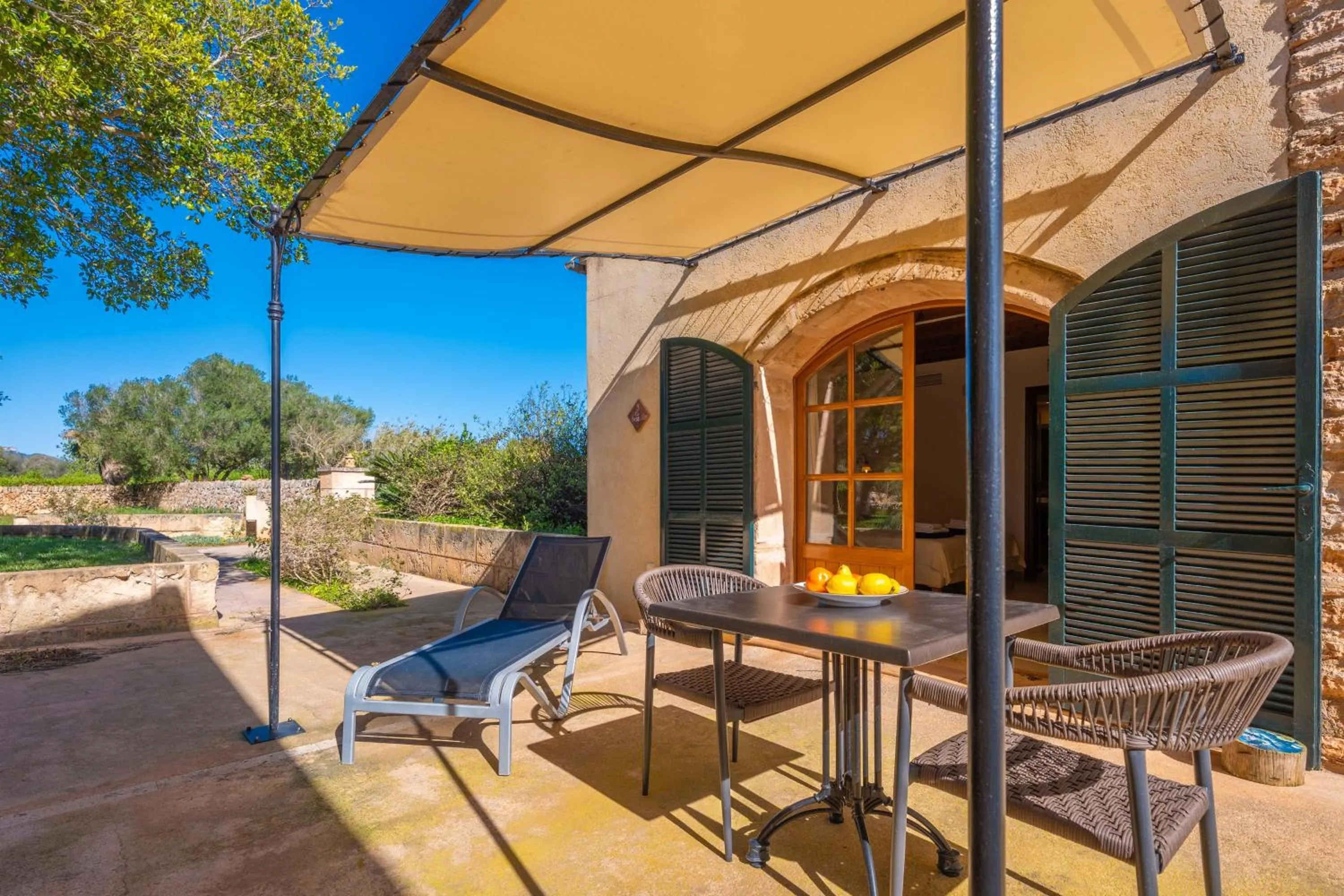 Balcony/Terrace in Agroturismo Mondrago -Antic Na Martina-