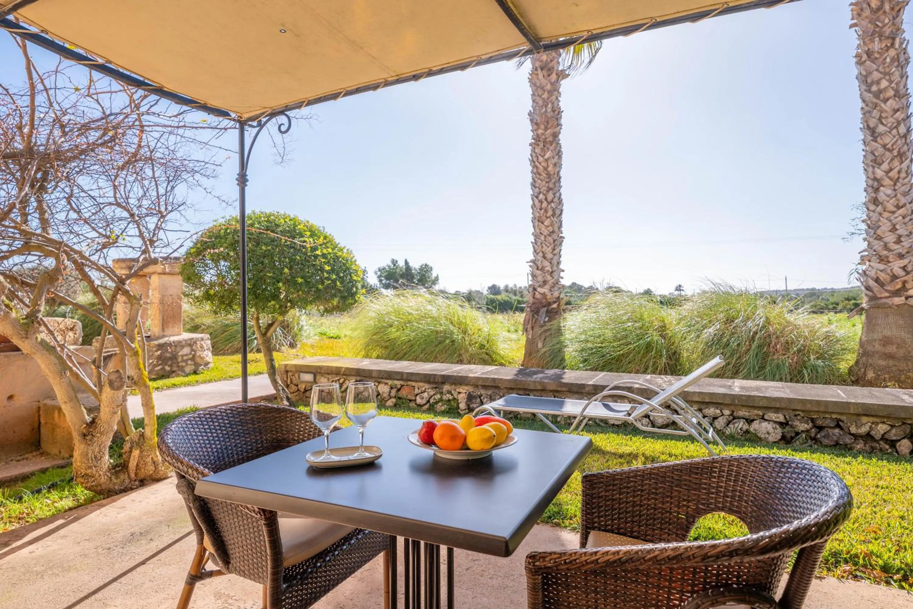 Balcony/Terrace in Agroturismo Mondrago -Antic Na Martina-