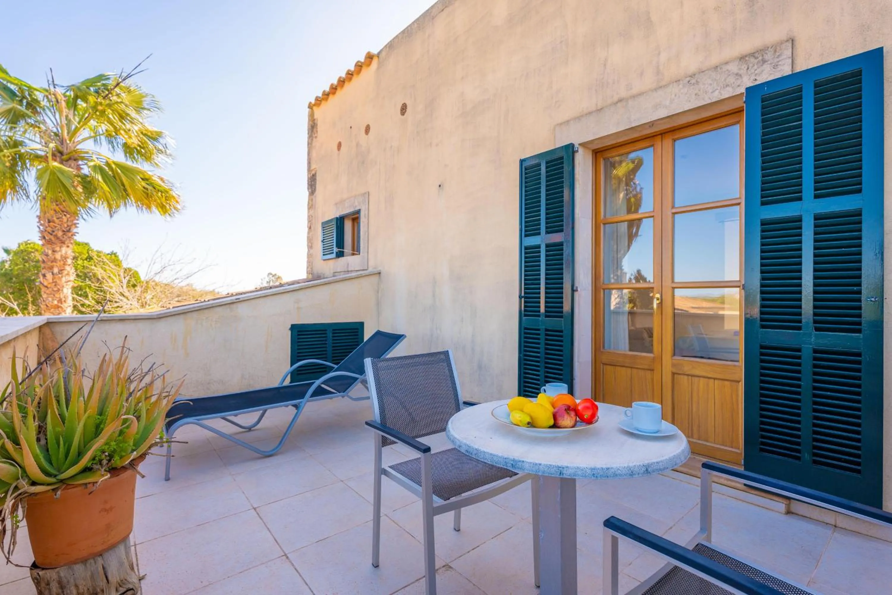 Balcony/Terrace in Agroturismo Mondrago -Antic Na Martina-