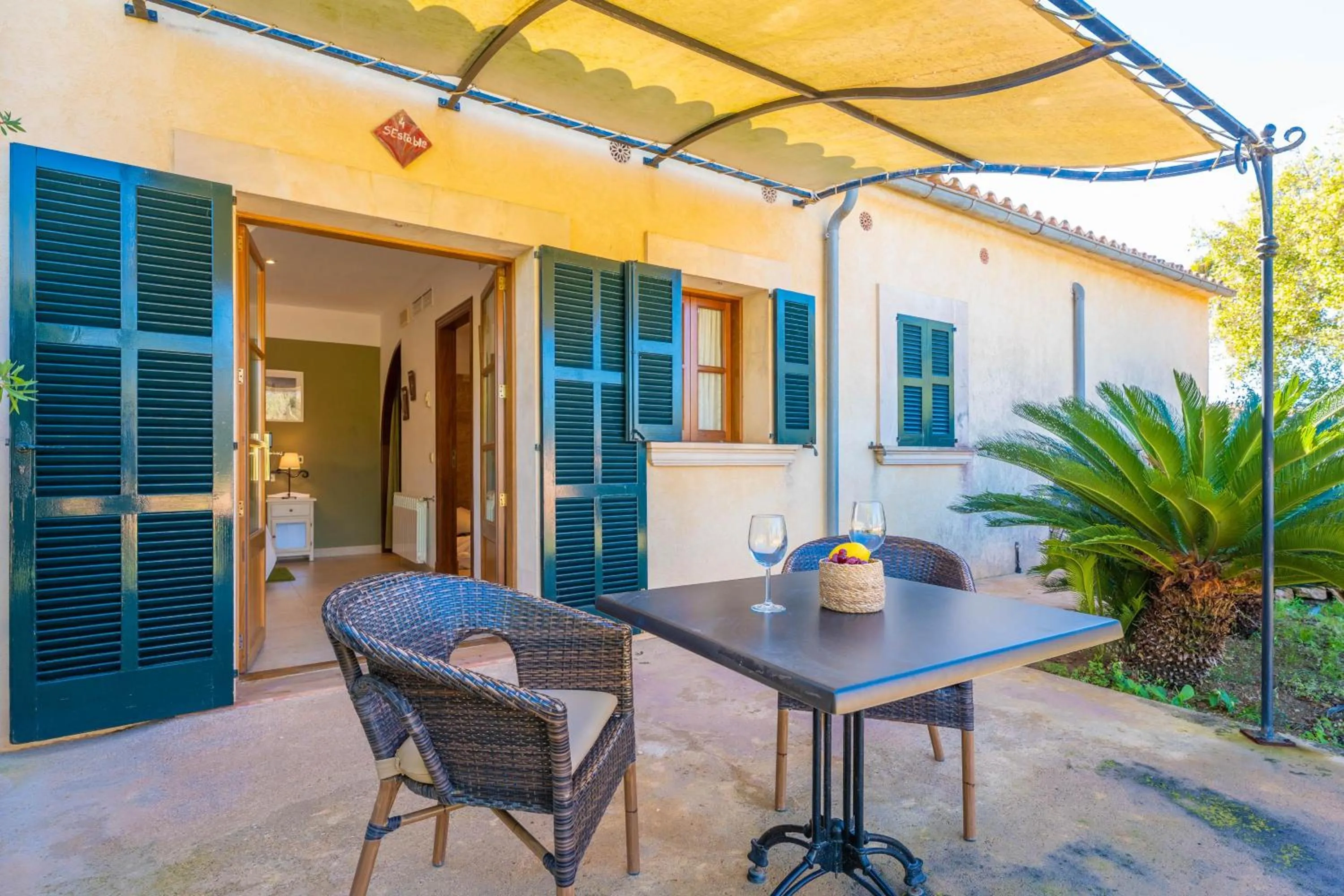 Balcony/Terrace in Agroturismo Mondrago -Antic Na Martina-