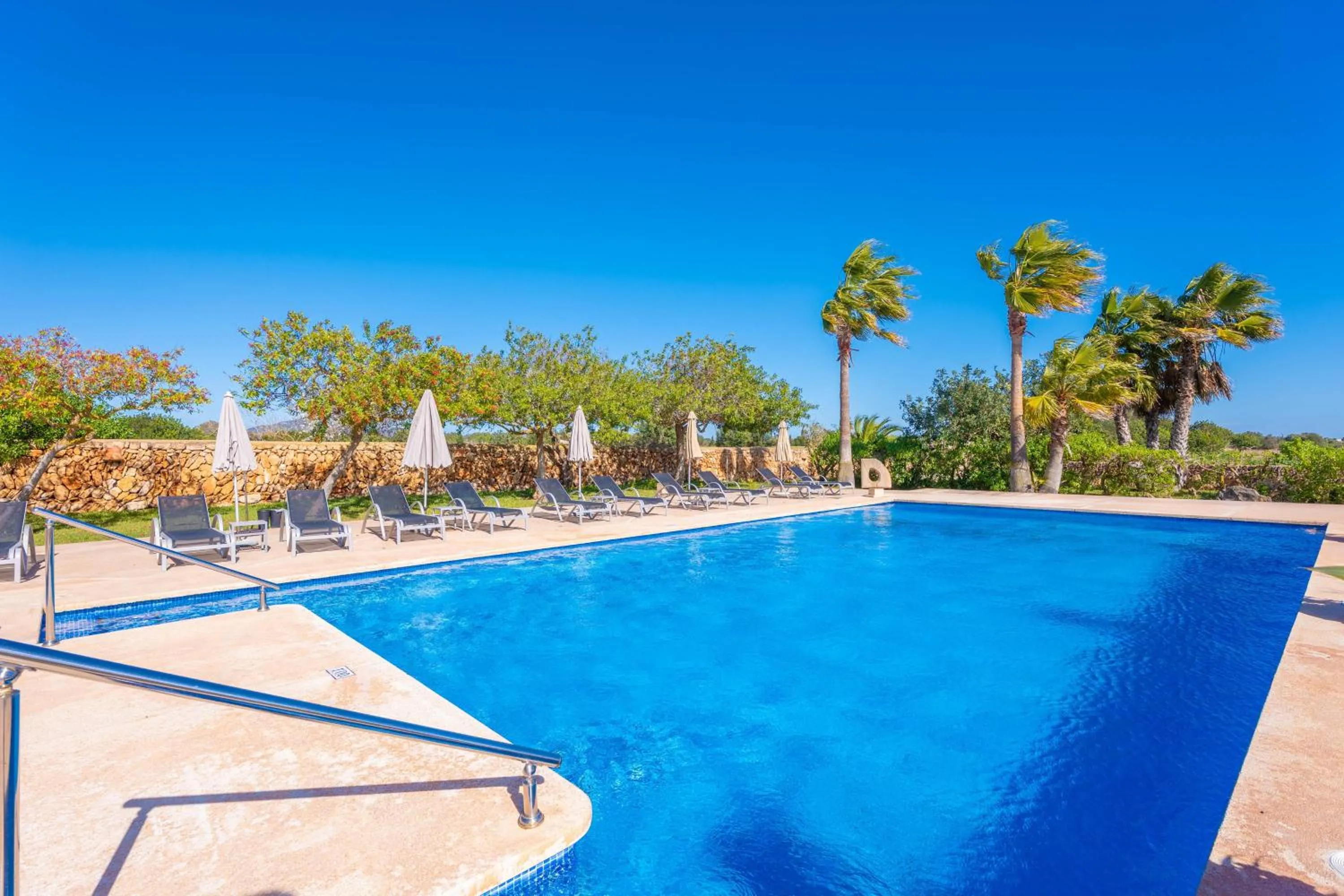 Swimming pool in Agroturismo Mondrago -Antic Na Martina-