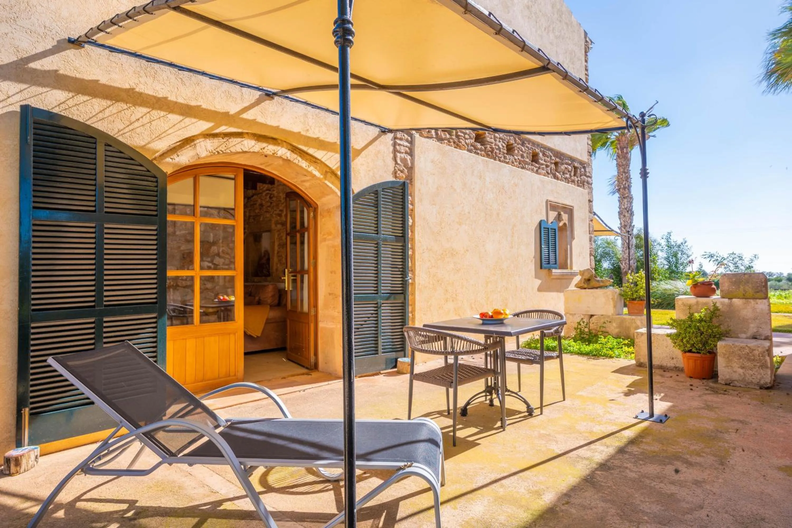 Balcony/Terrace in Agroturismo Mondrago -Antic Na Martina-