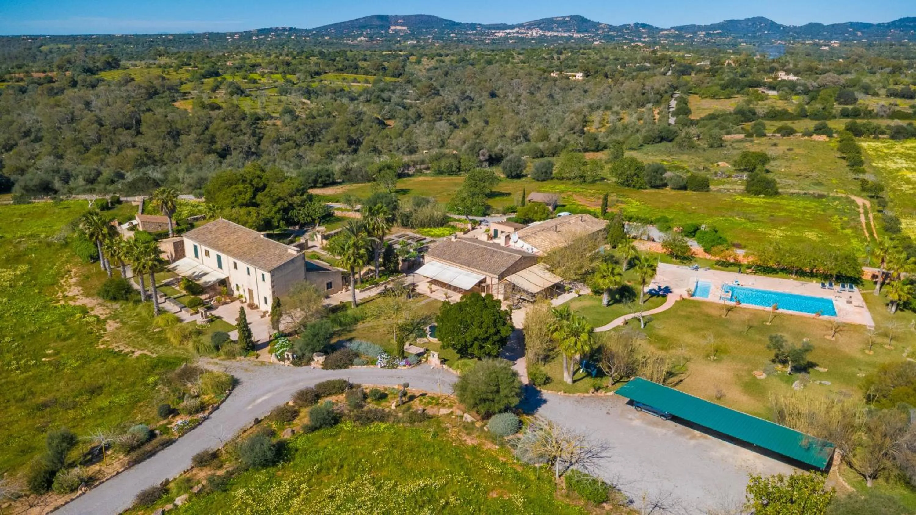 Bird's eye view in Agroturismo Mondrago -Antic Na Martina-