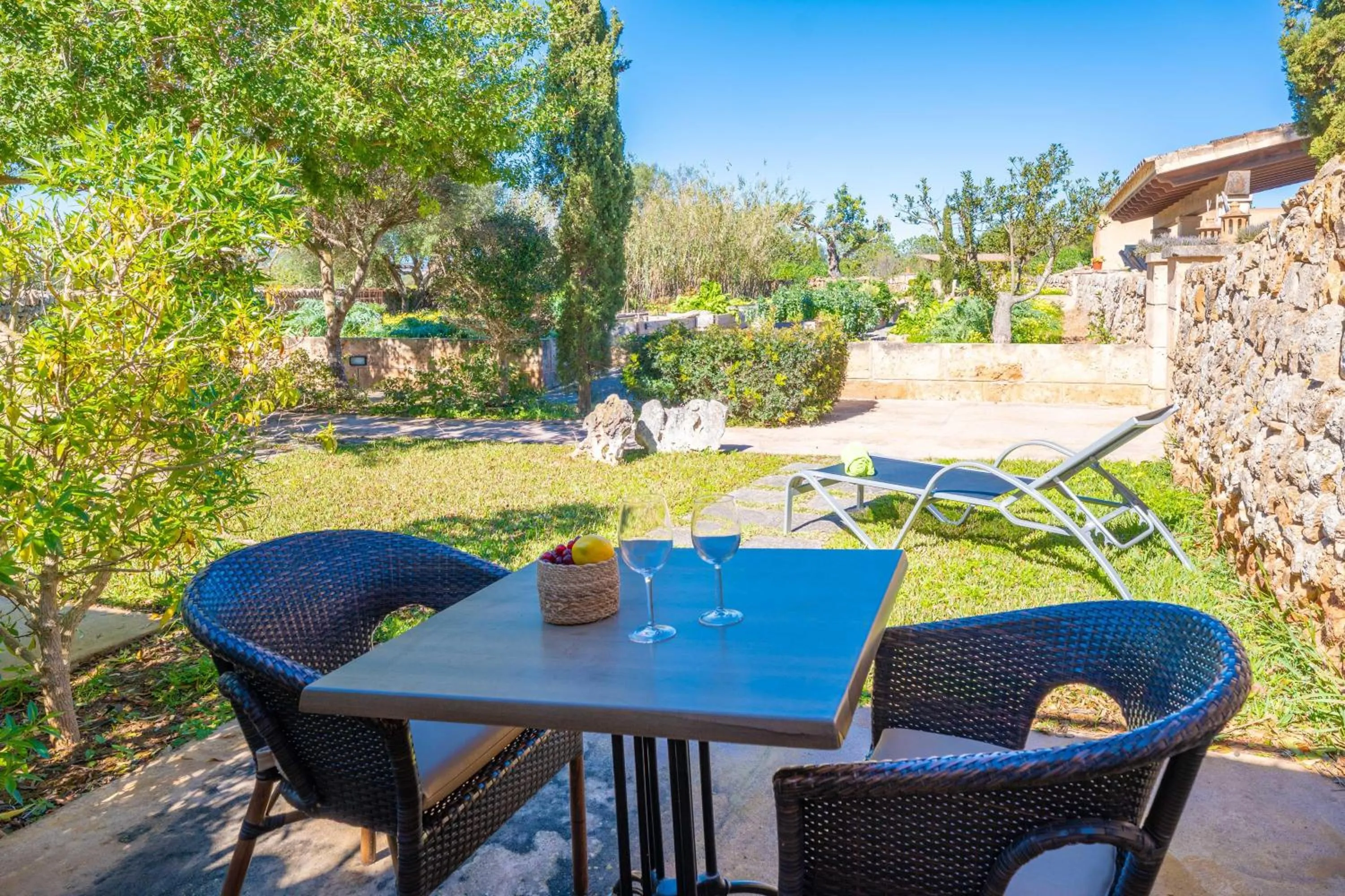 Balcony/Terrace in Agroturismo Mondrago -Antic Na Martina-