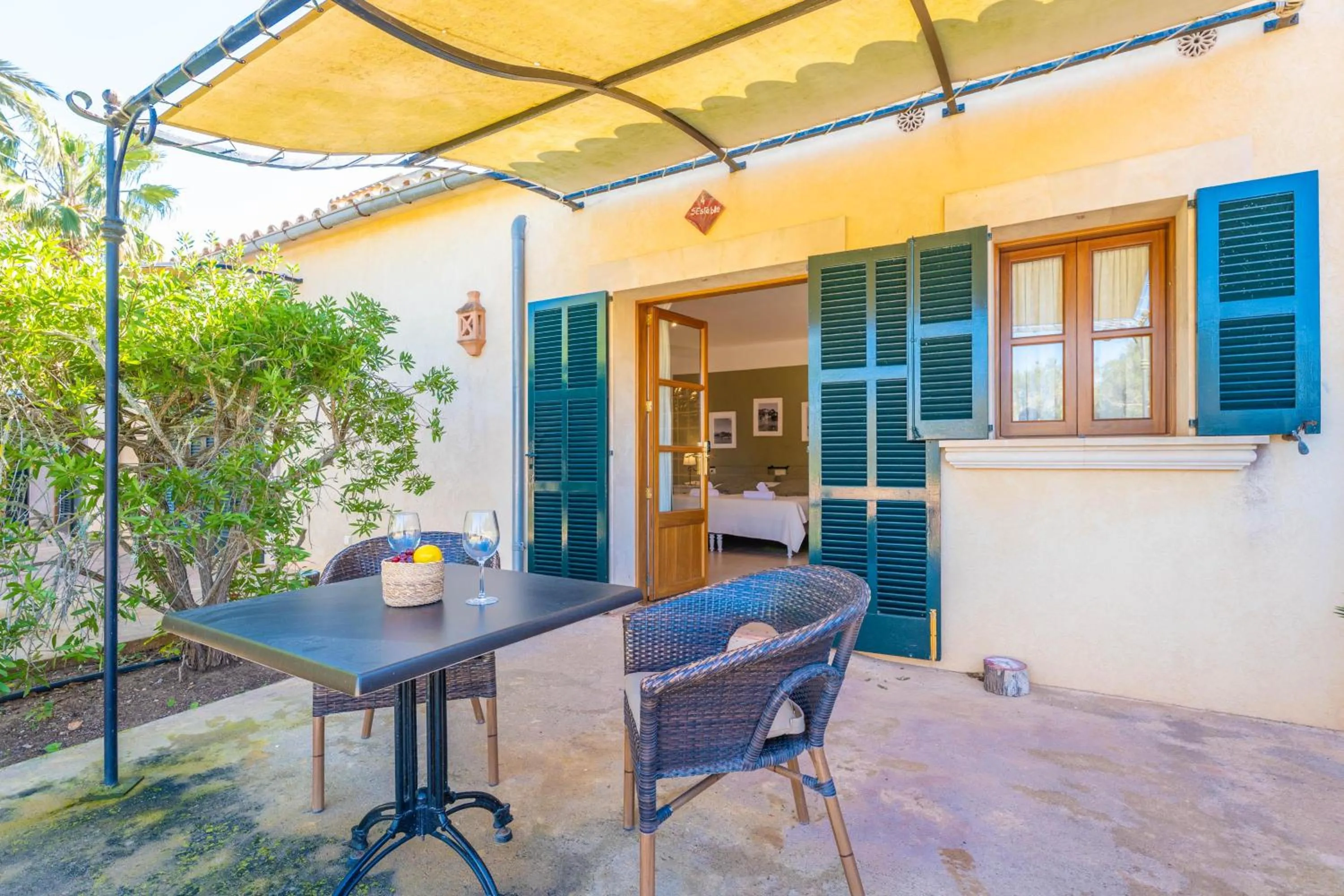 Balcony/Terrace in Agroturismo Mondrago -Antic Na Martina-