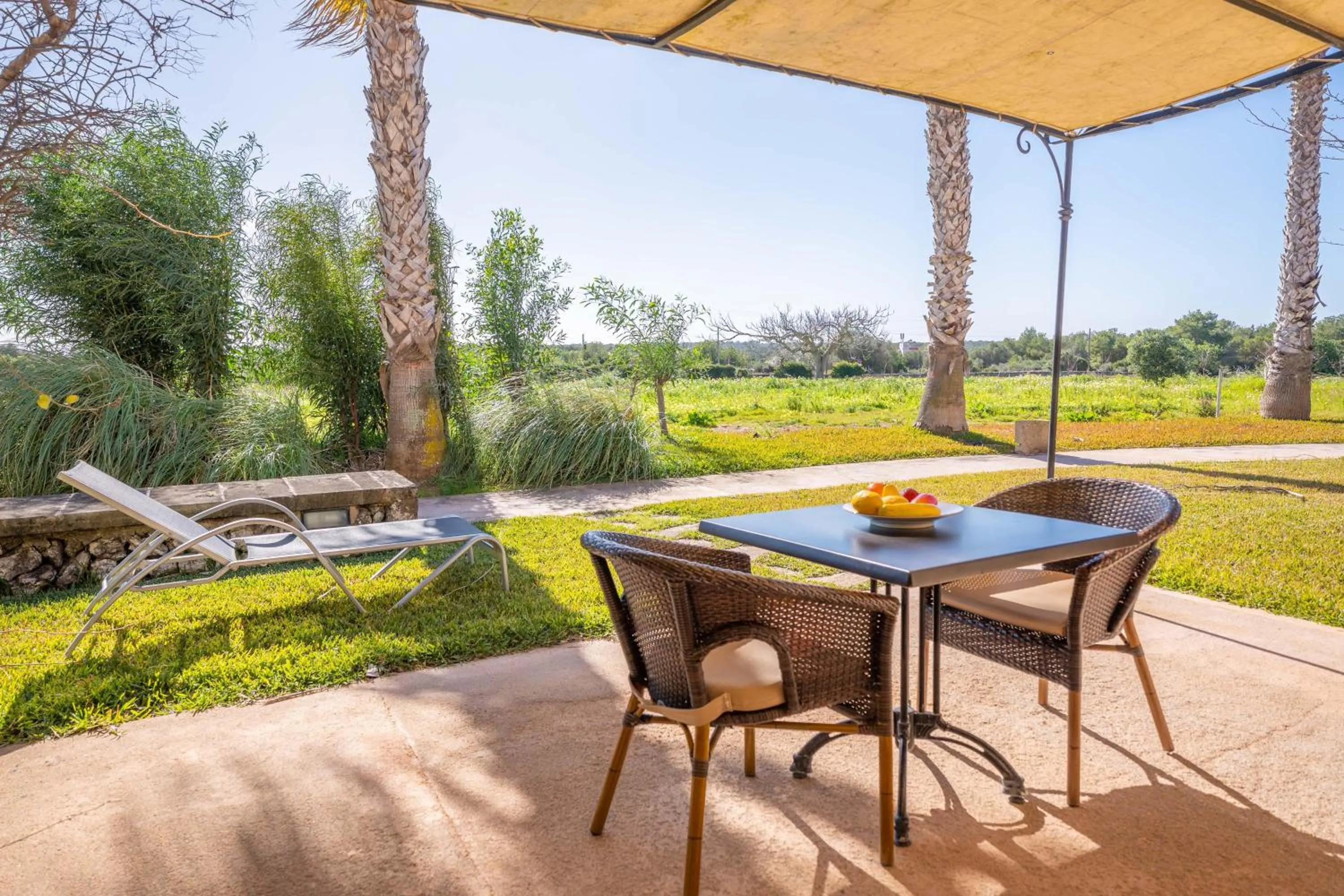 Balcony/Terrace in Agroturismo Mondrago -Antic Na Martina-