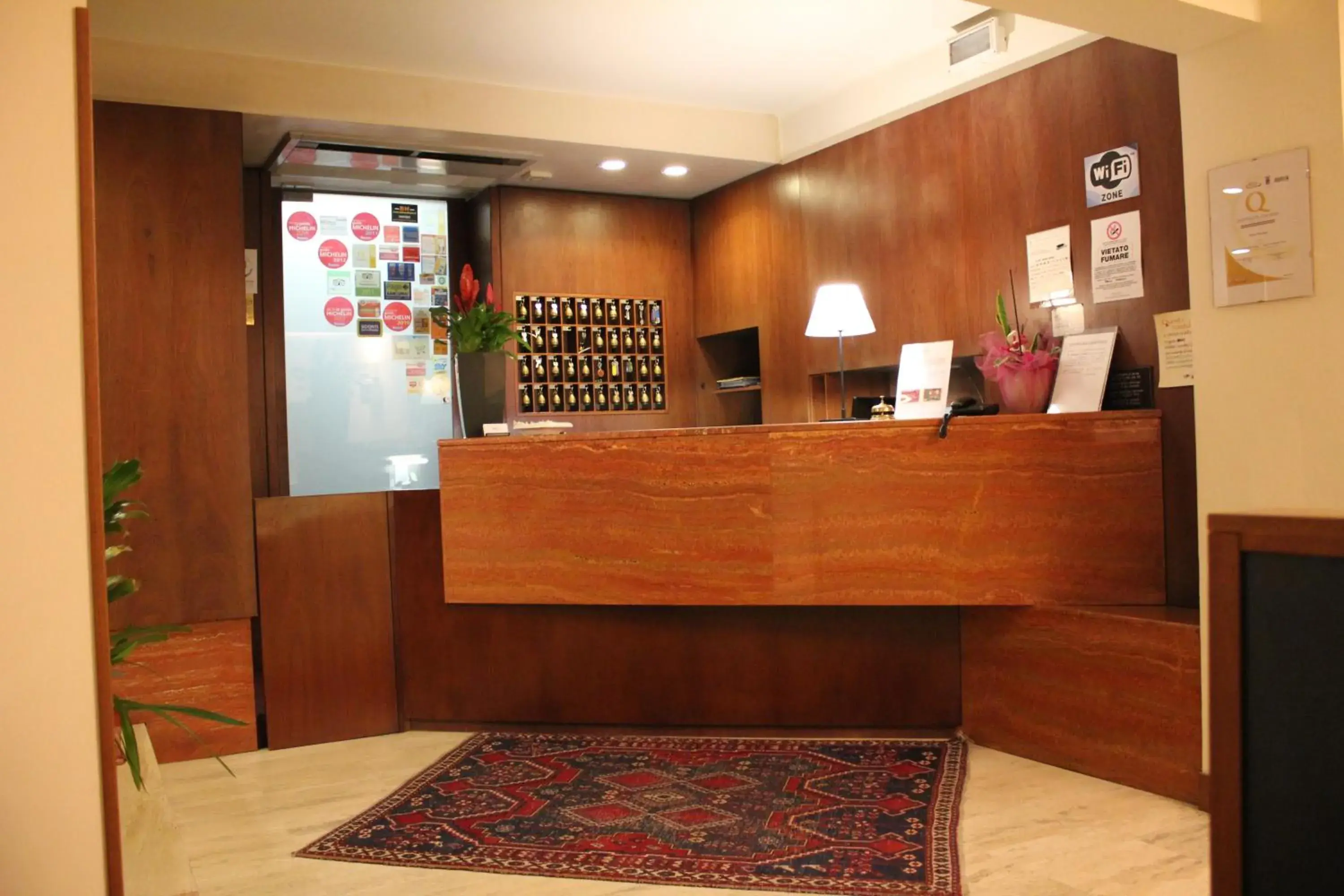 Lobby or reception in Hotel Mariani Lobby or reception in Hotel Mariani