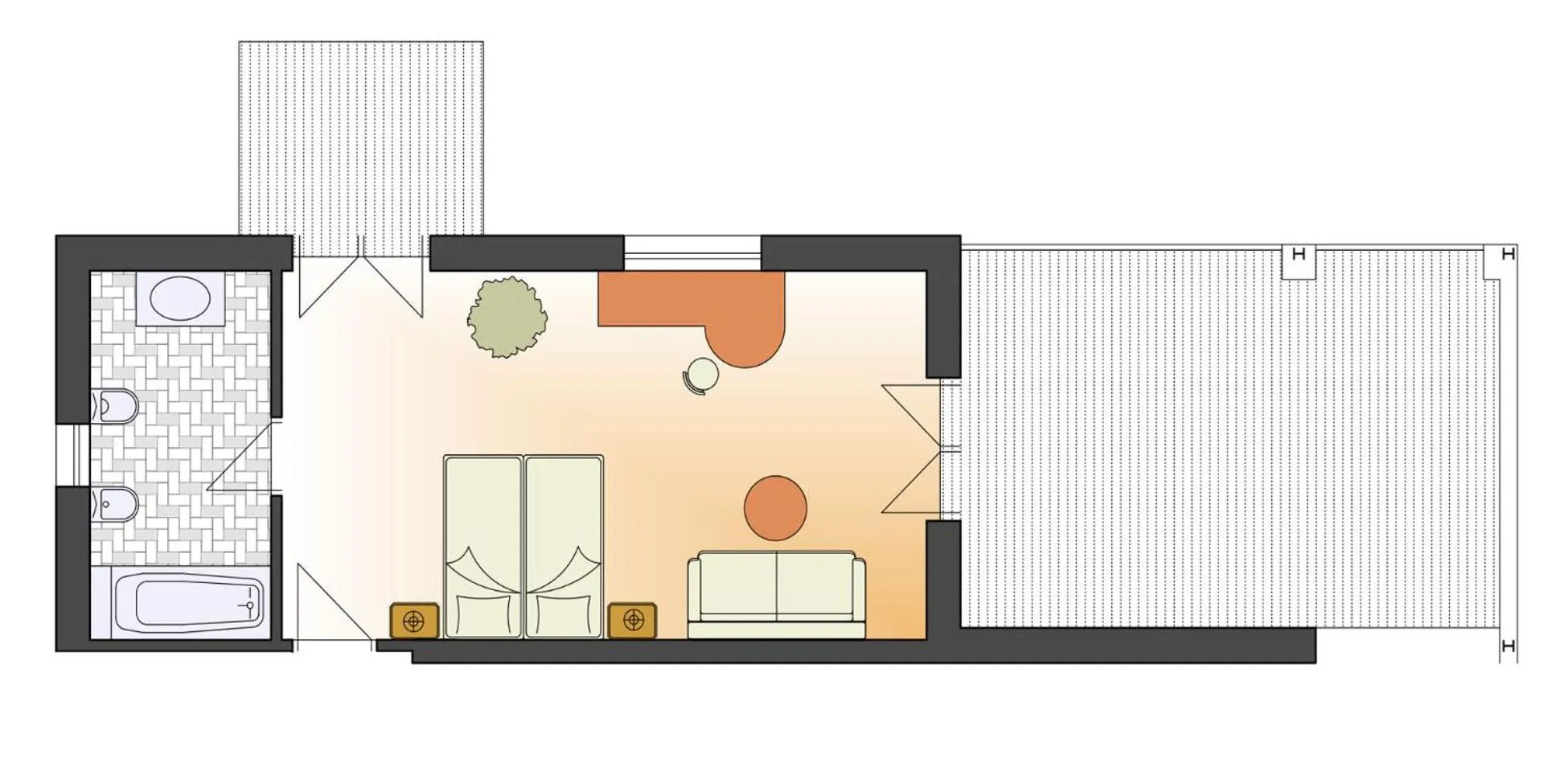 Floor plan in Naturhotel Leitlhof